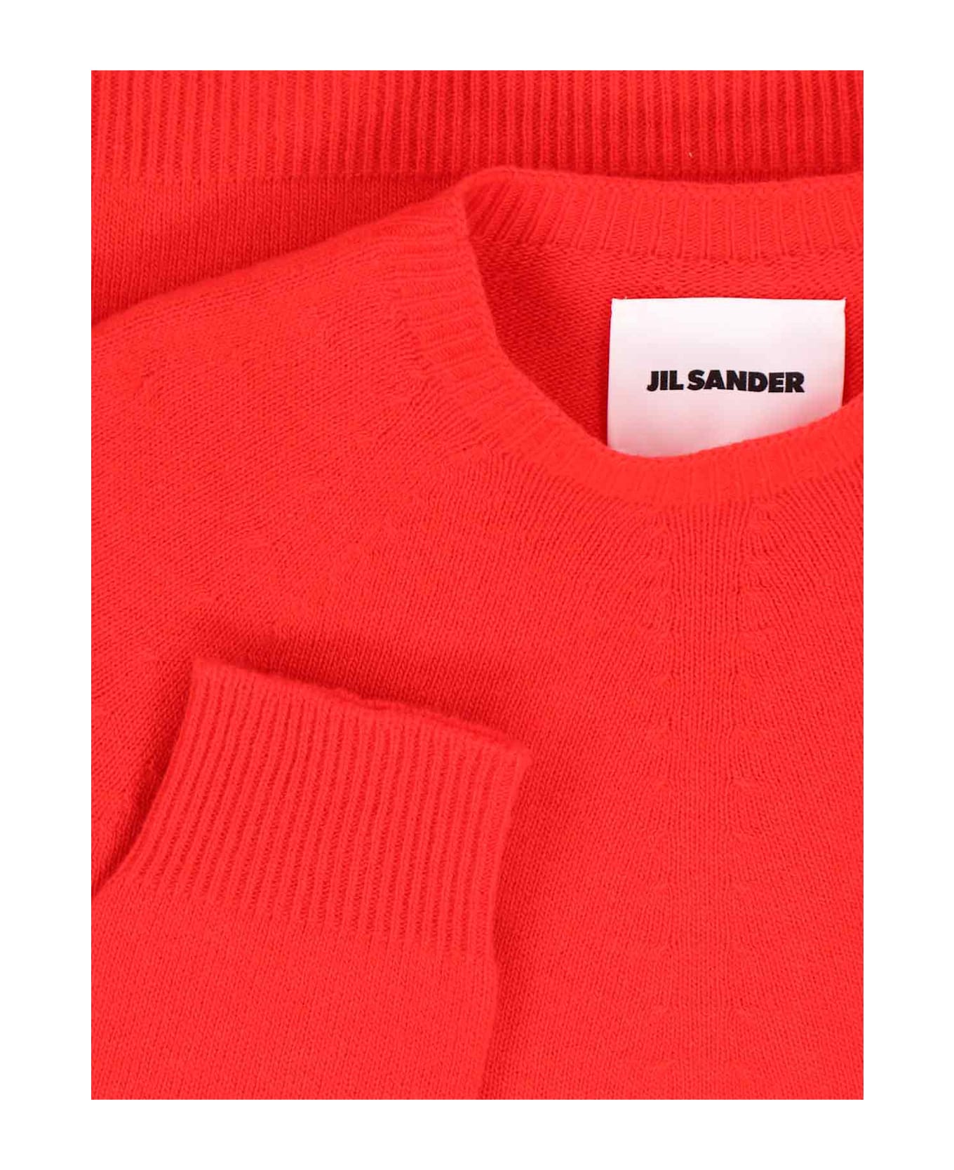 Jil Sander Virgin Wool And Cashmere Blend Sweater - Red