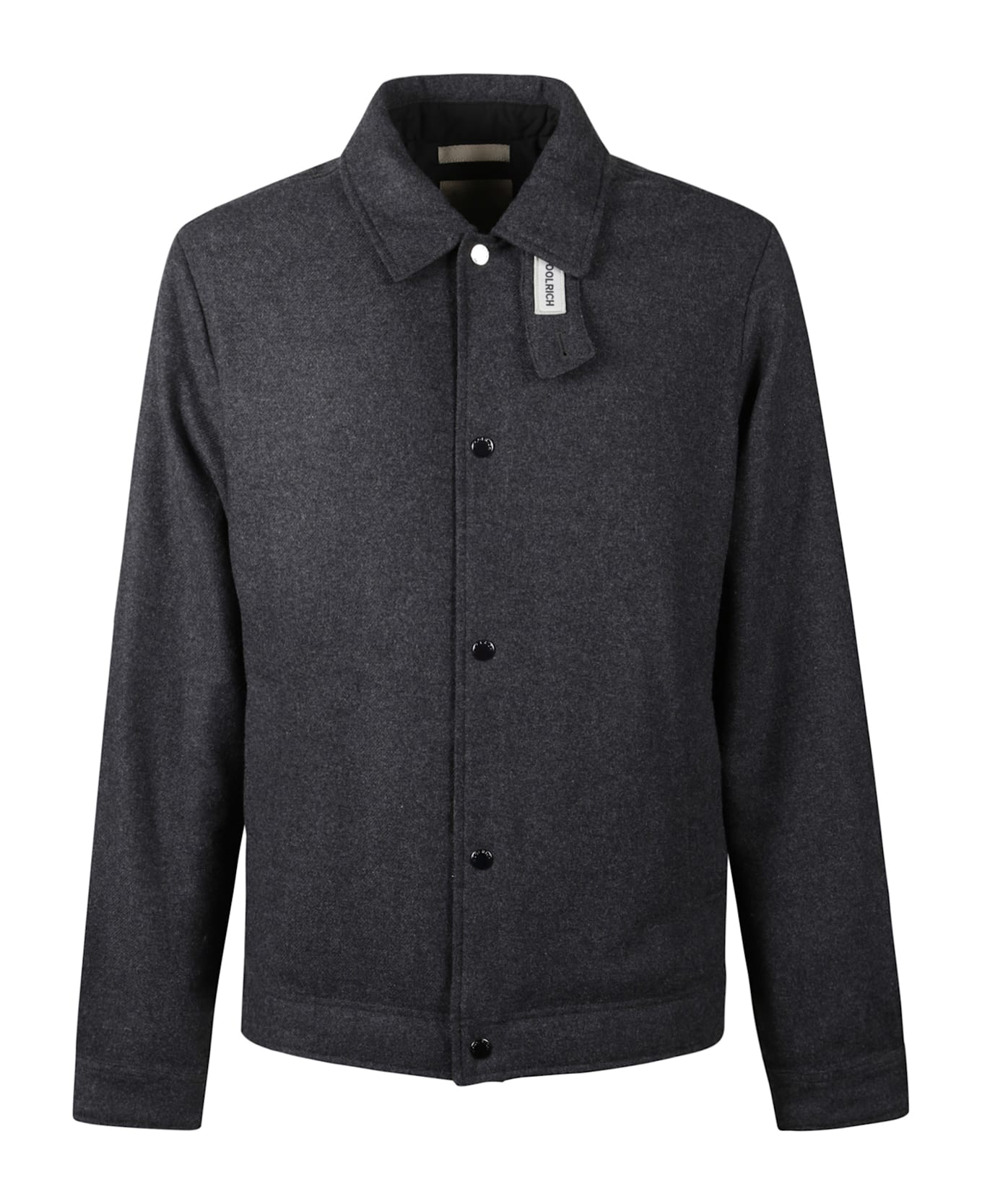 Woolrich Wool Overshirt - Grey