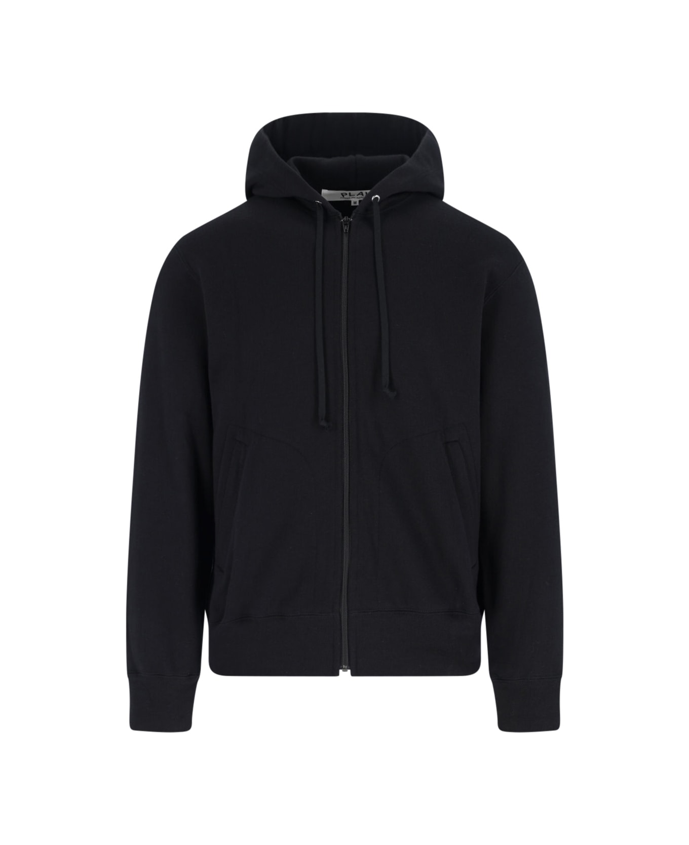 Comme des Garçons Play Logo Zip Sweatshirt - Black  