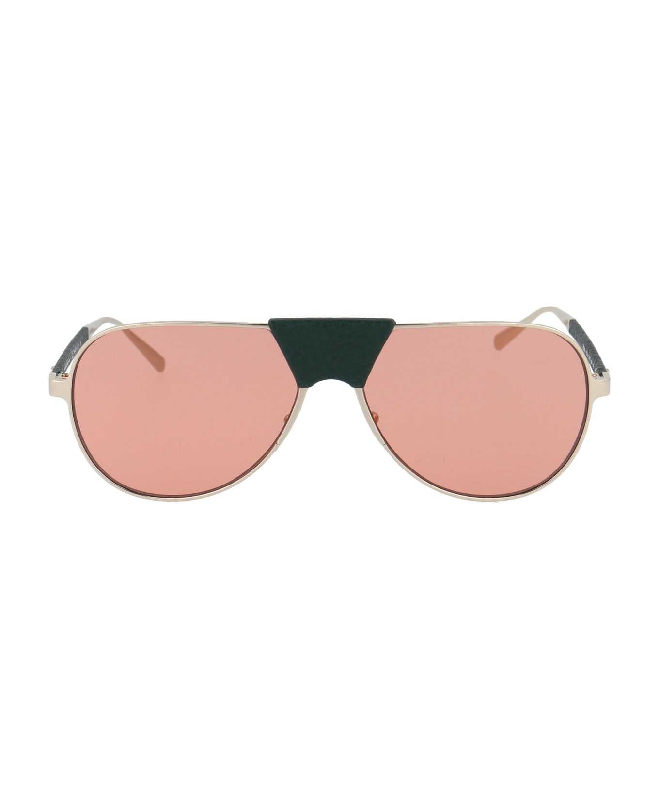 Salvatore Ferragamo Eyewear Sf220sl with Sunglasses - 754 LIGHT GOLD/FOREST