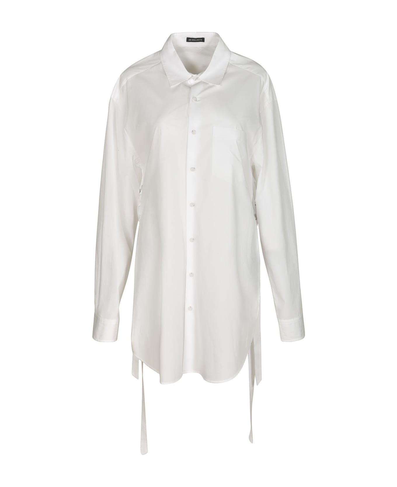 Ann Demeulemeester Dete Long Pocket Shirt - Bianco