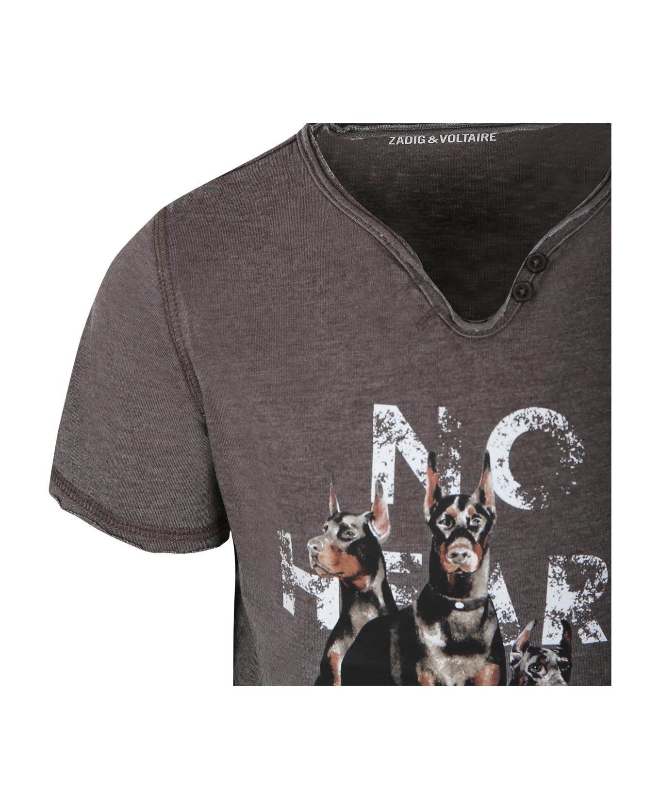 Zadig & Voltaire Green T-shirt For Boy With Print - Green