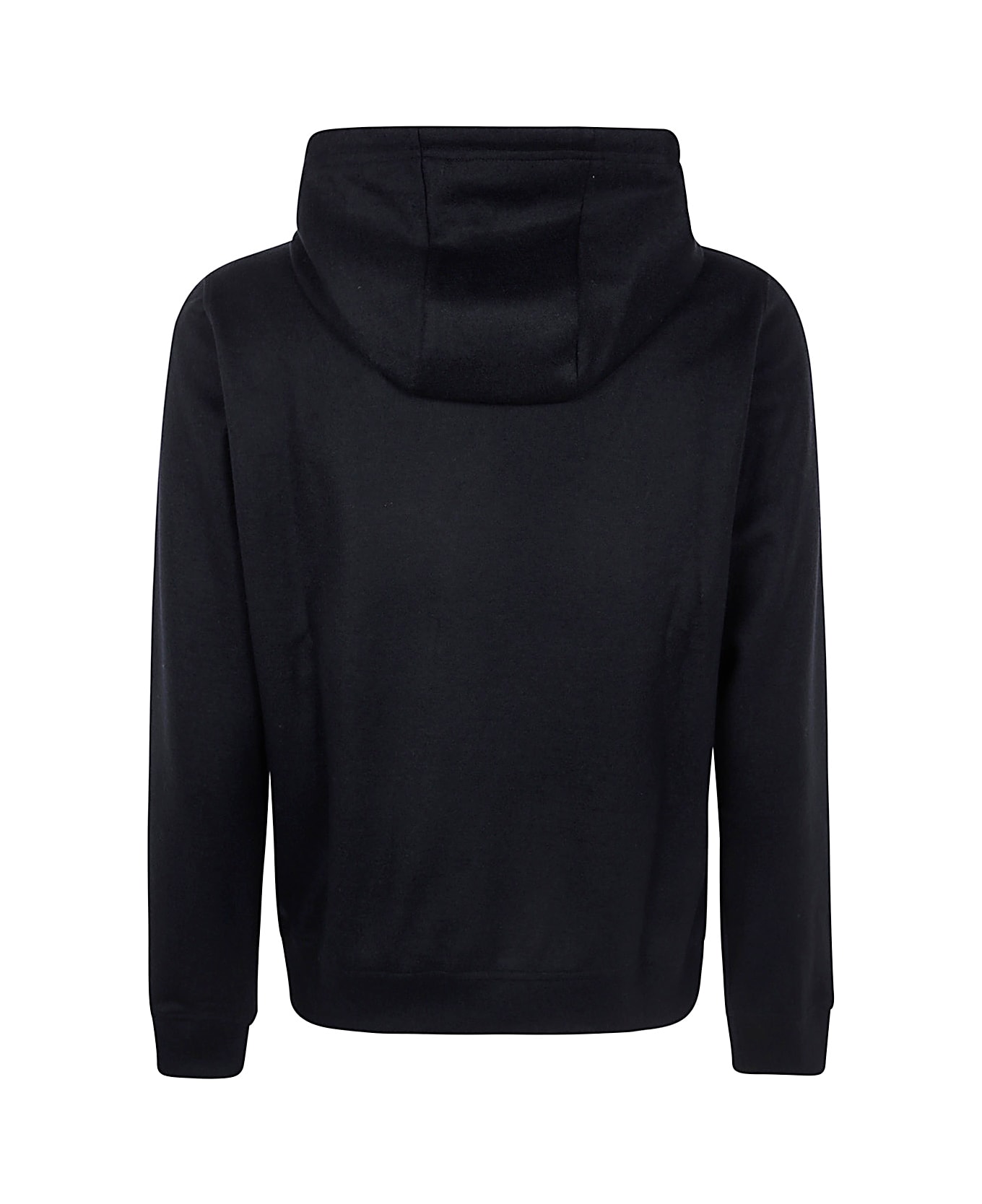 Filippo De Laurentiis Long Sleeves Hoodie Fullzip - Black