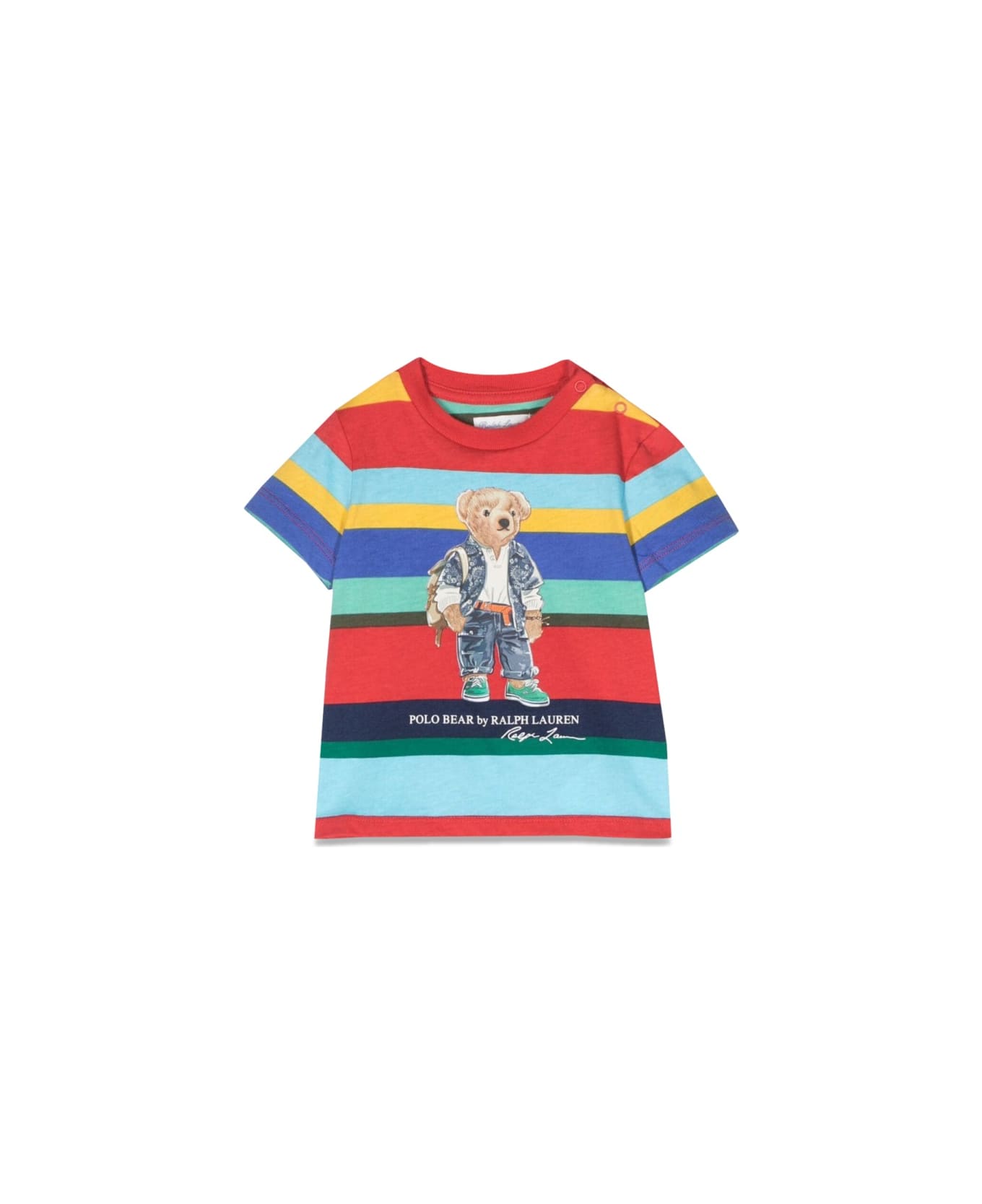 Polo Ralph Lauren Striped Bear T-shirt - MULTICOLOUR