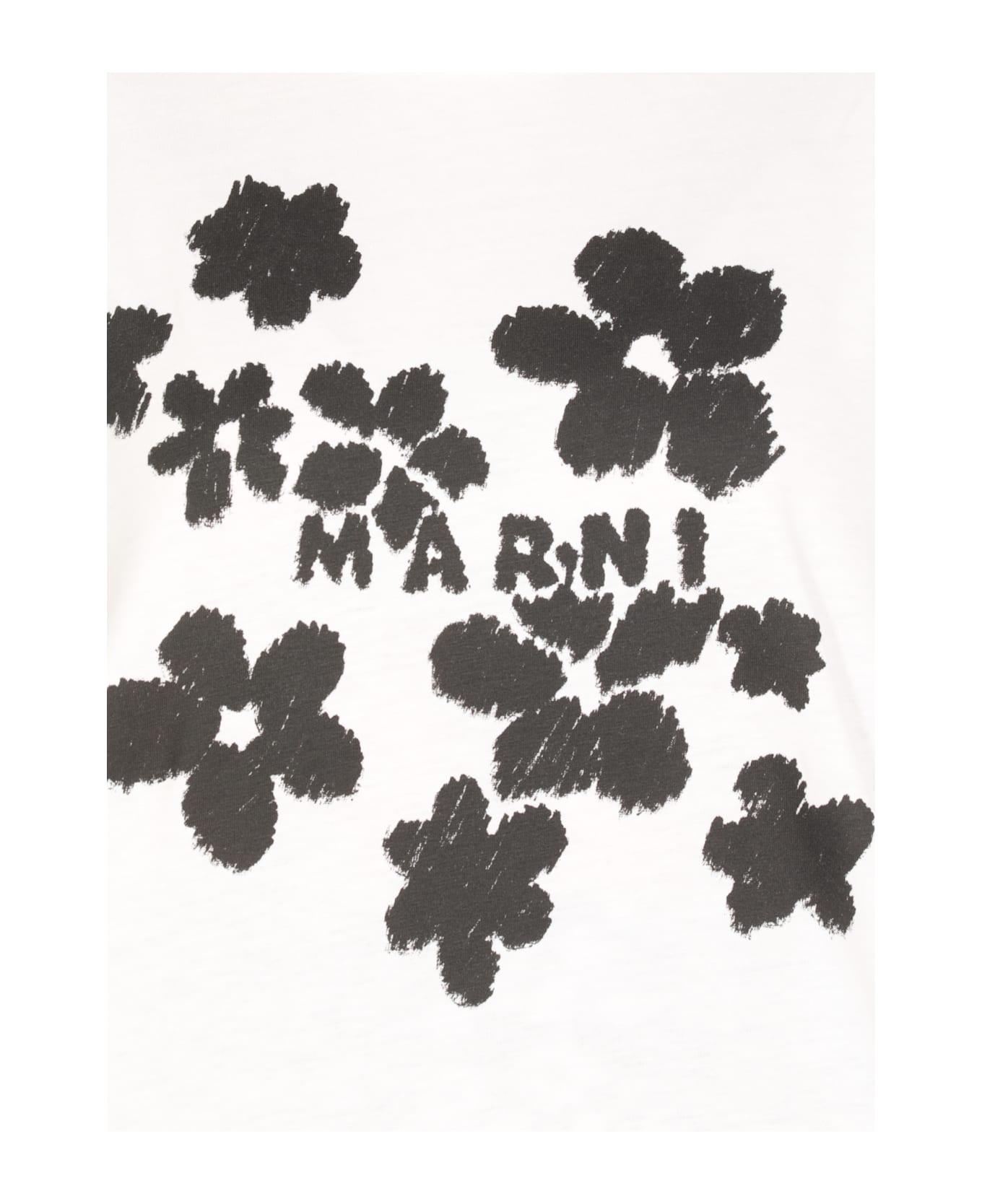 Marni Daisy Garden T-shirt - White