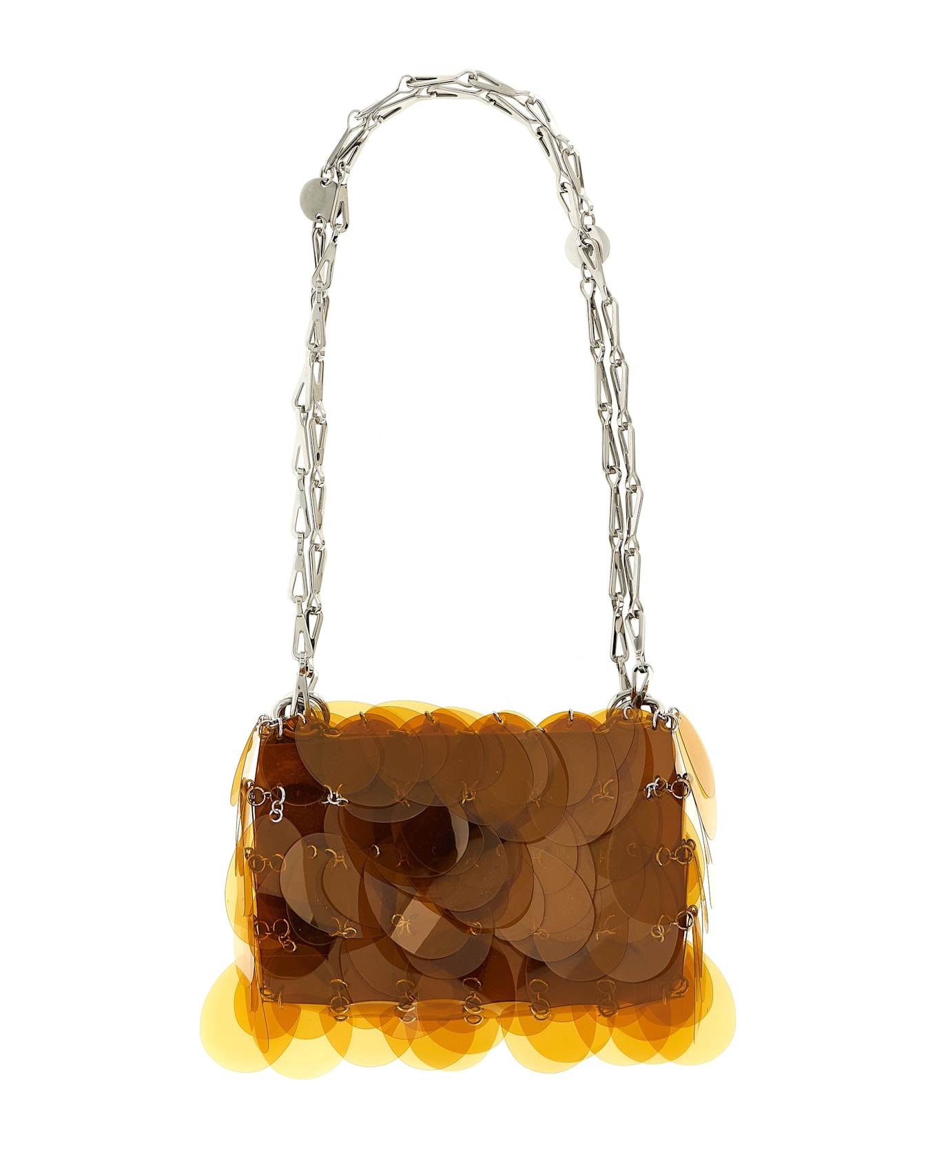 Paco Rabanne 'sparkle' Shoulder Bag - Orange