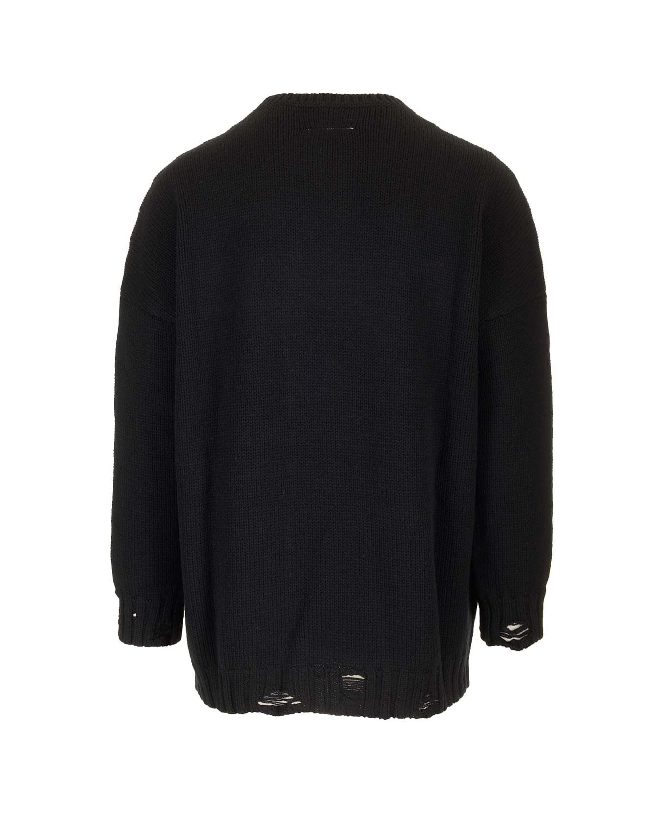 MM6 Maison Margiela Numeric Sweater - Black