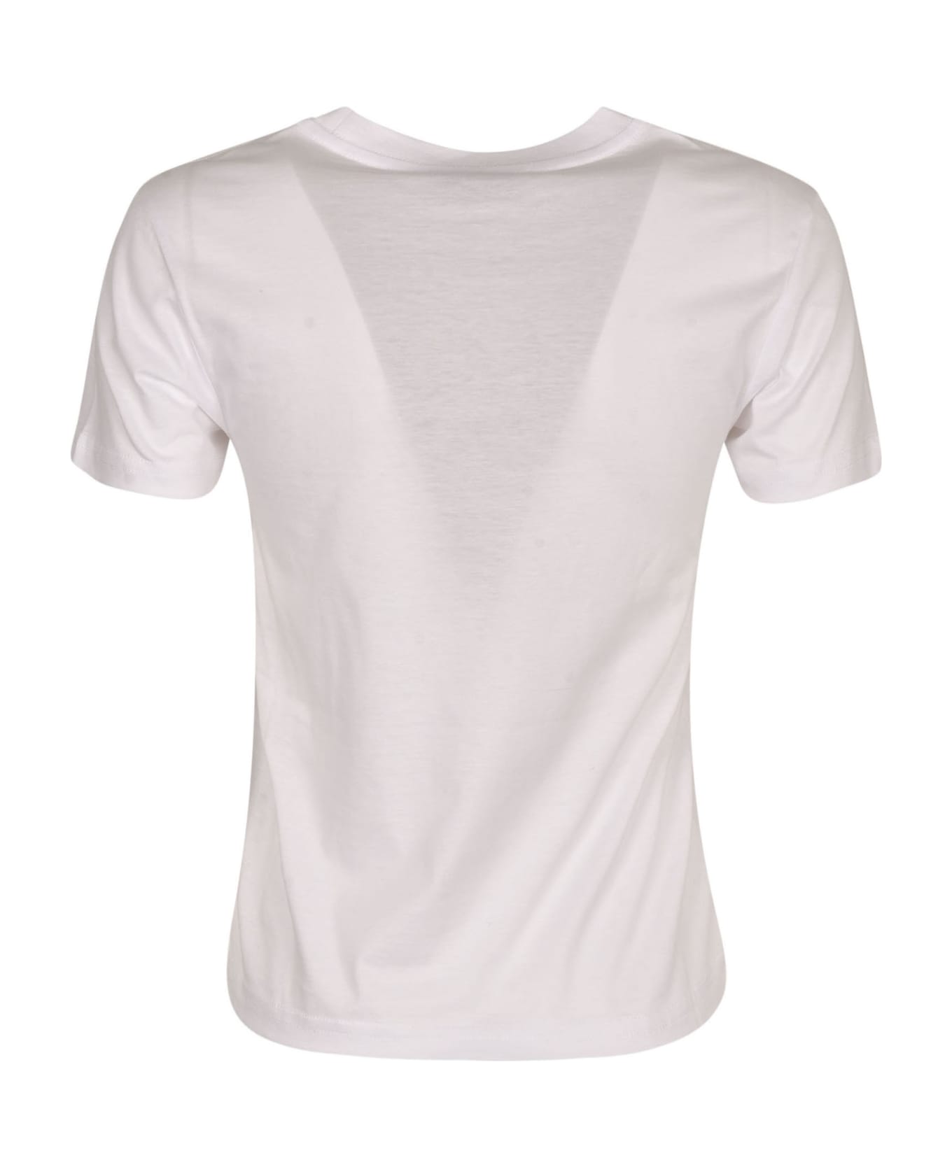 Lanvin Logo Embroidery T-shirt - Optic White