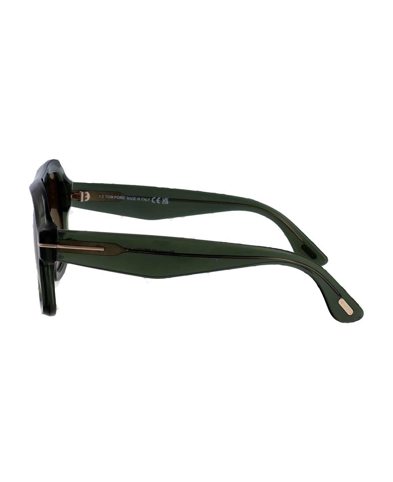 Tom Ford Eyewear Rhonda-02 Sunglasses - Verde Chiaro Luc / Verde Grad