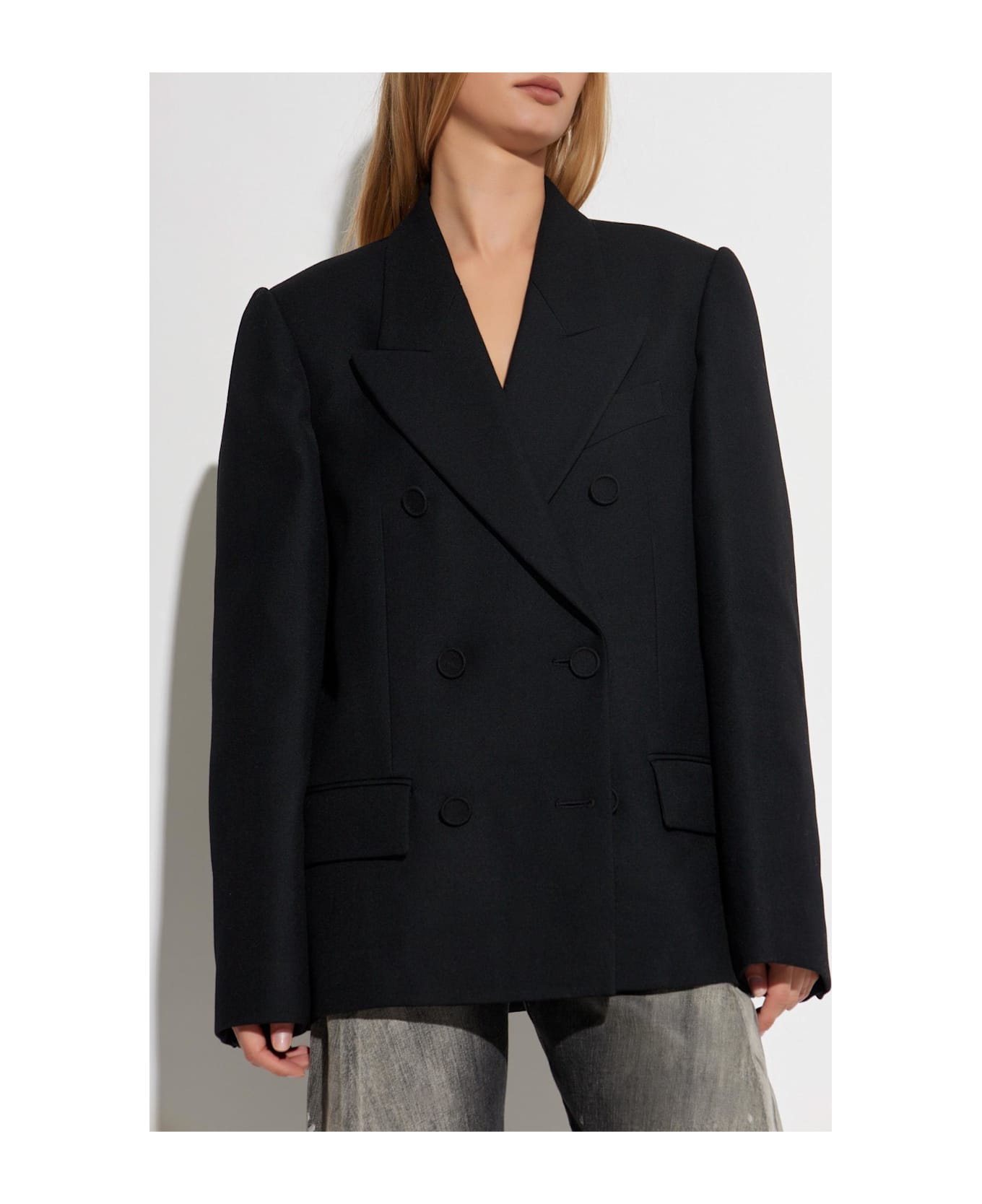 Acne Studios Wool Blazer - Black