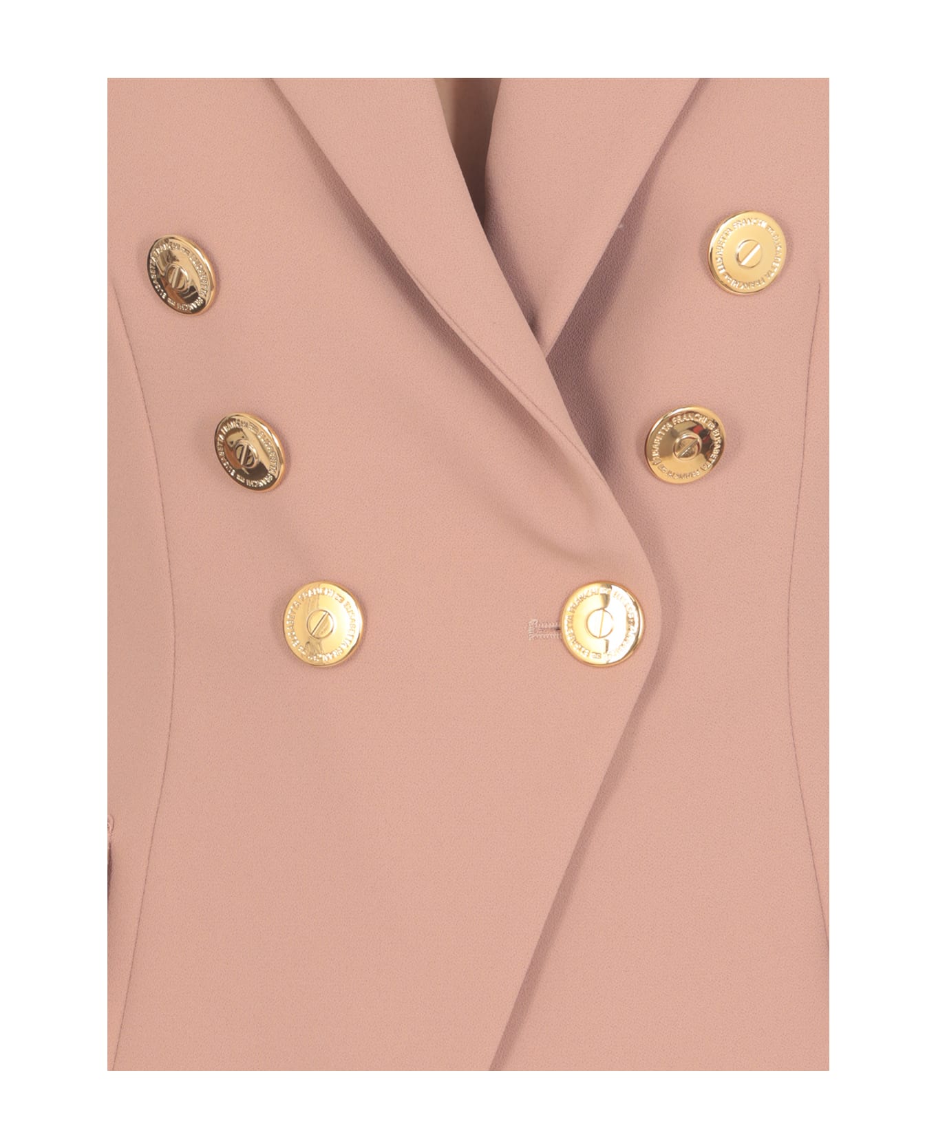 Elisabetta Franchi Double-breasted Jacket - Pink