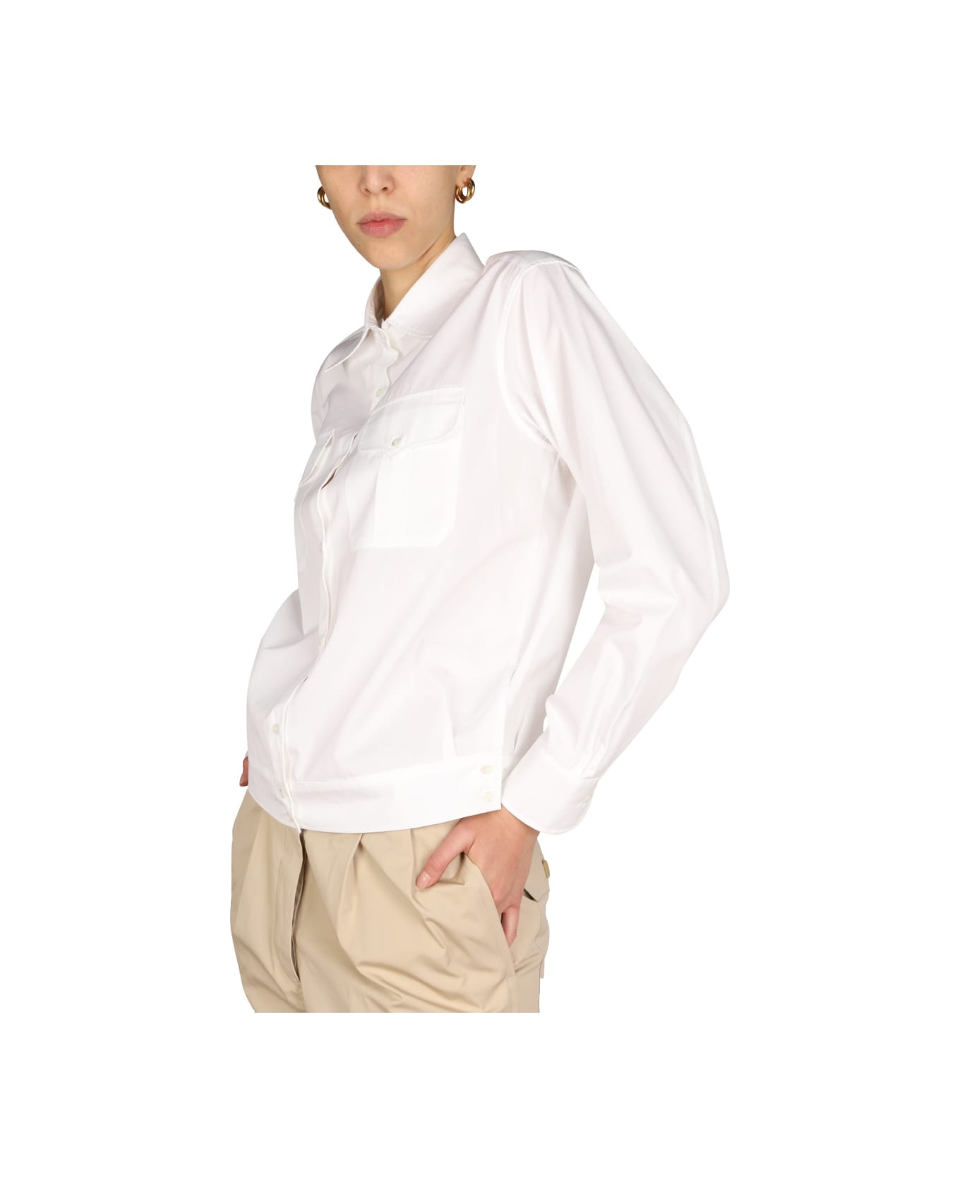 Aspesi Cotton Shirt - WHITE