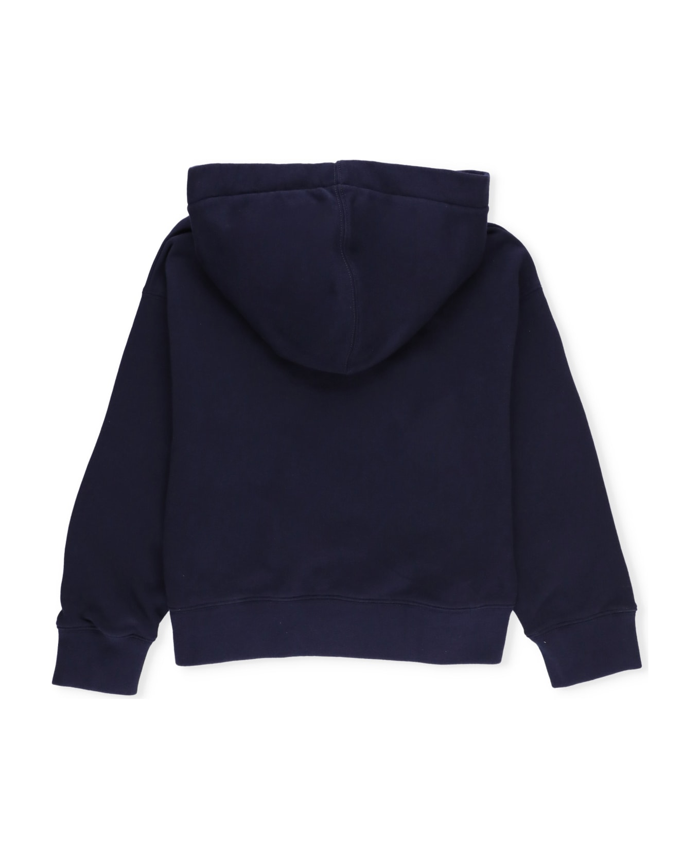 Palm Angels Cotton Hoodie - NAVY