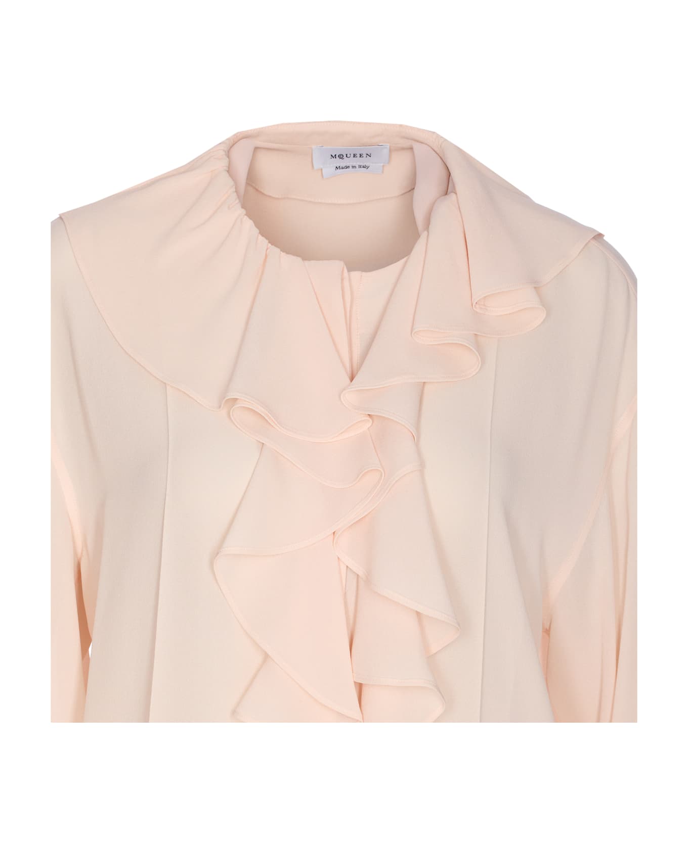 Alexander McQueen Pleated Blouse - Pink