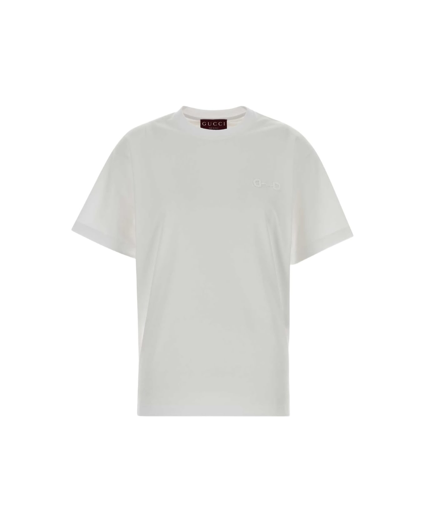 Gucci Logo Cotton T-shirt - White