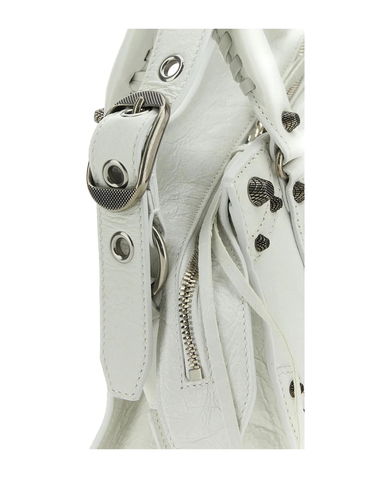 Balenciaga Neo Cagole Shoulder Bag - Optic White トートバッグ