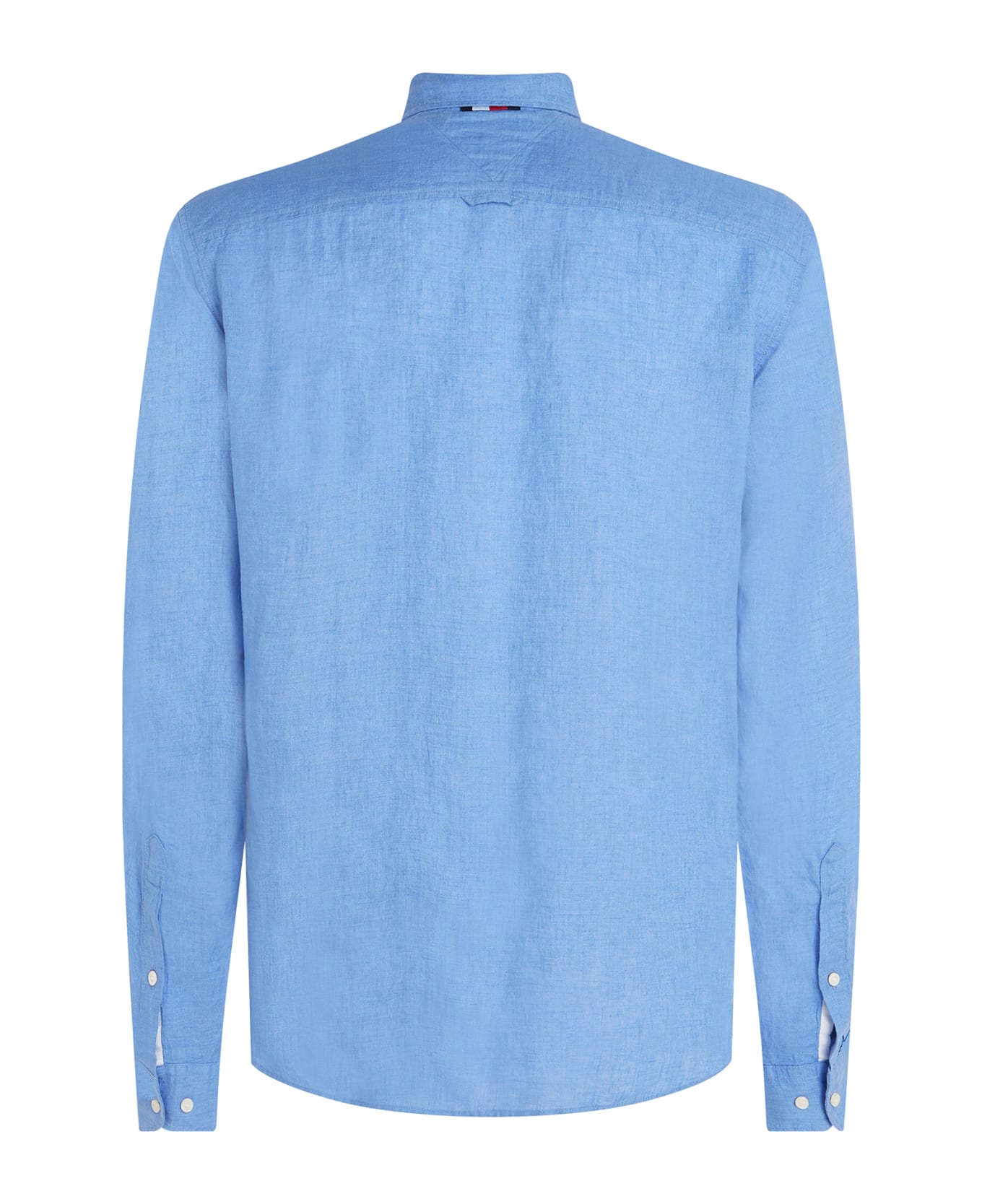Tommy Hilfiger Light Blue Shirt With Logo - BLUE SPELL