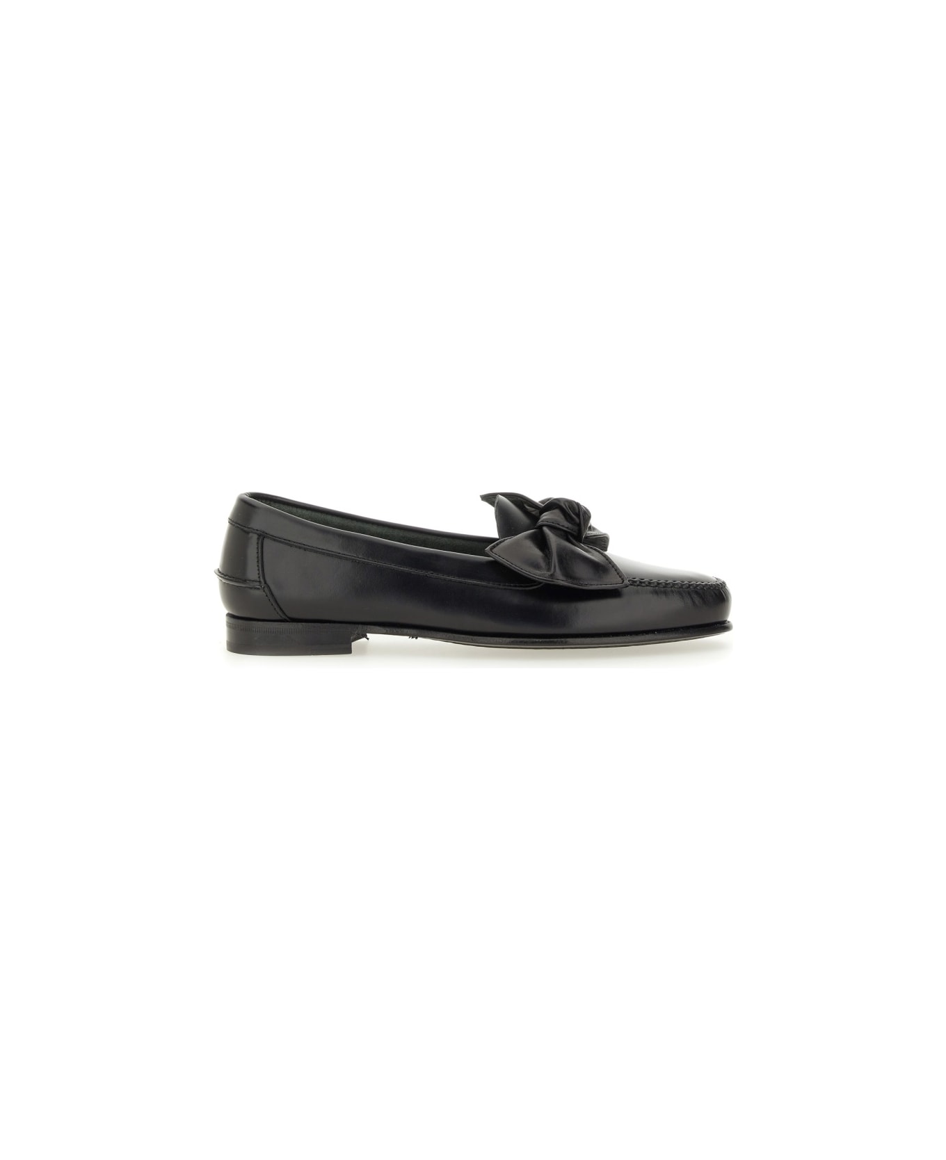 Hereu Slip-on Loafer "corbati" - BLACK