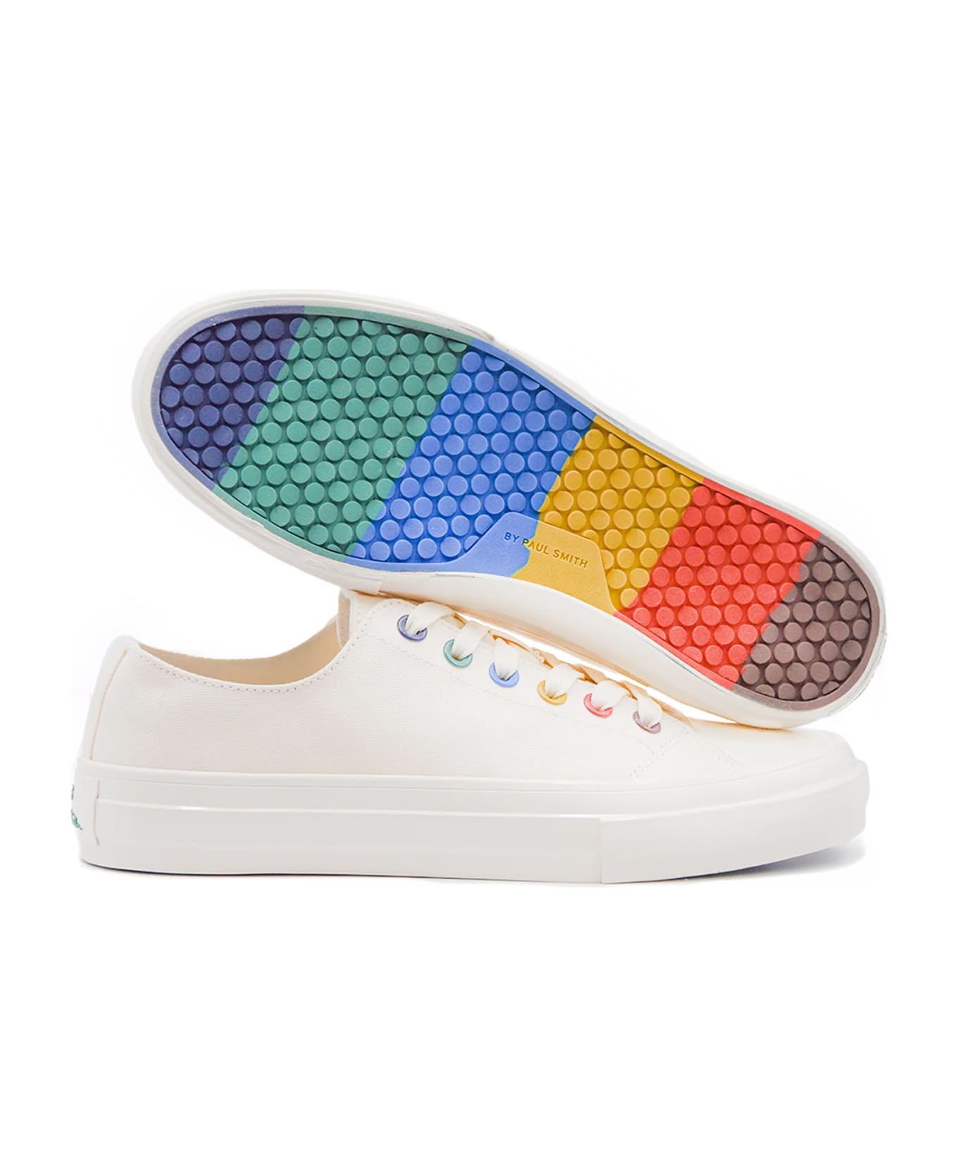Paul Smith Kinset Canvas Sneakers - White