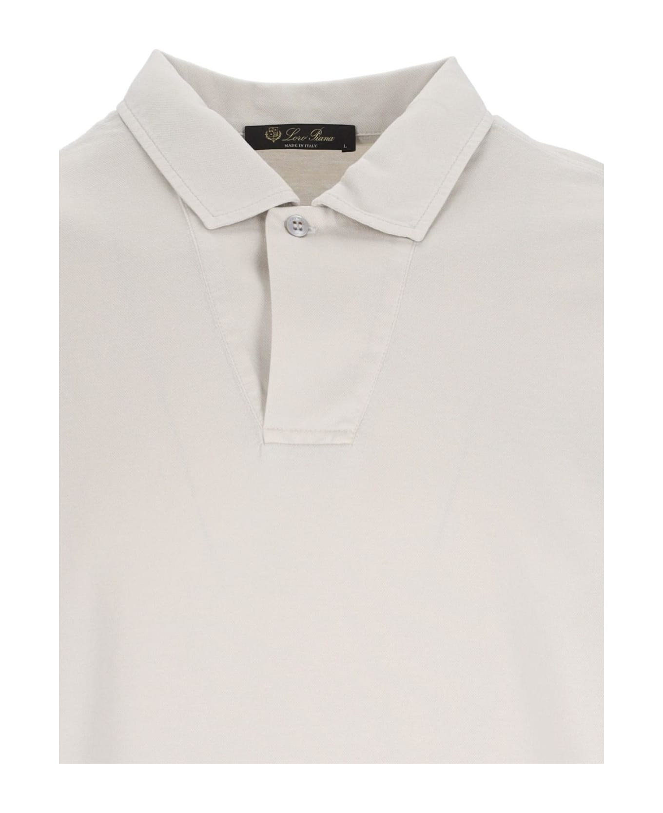 Loro Piana Basic Polo Shirt - GHIACCIO MEL