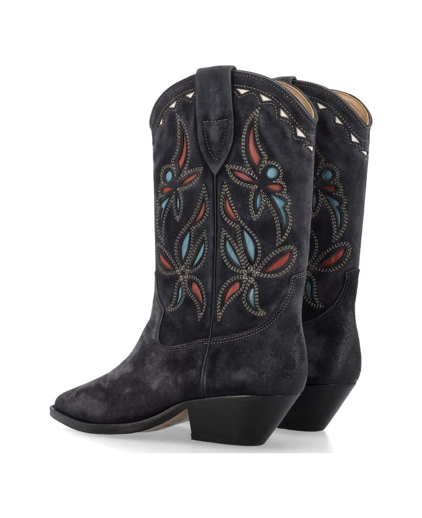 Isabel Marant Duerto Texan Boots - FADED BLACK