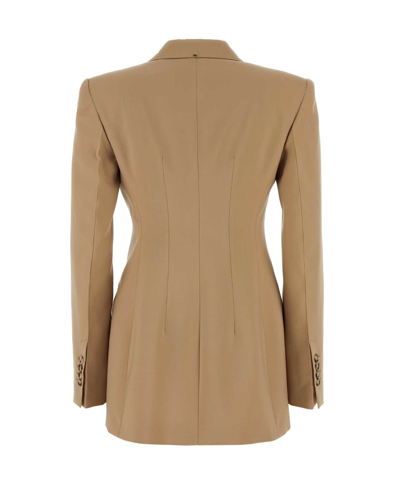 SportMax Beige Wool Adamo Blazer - BEIGE