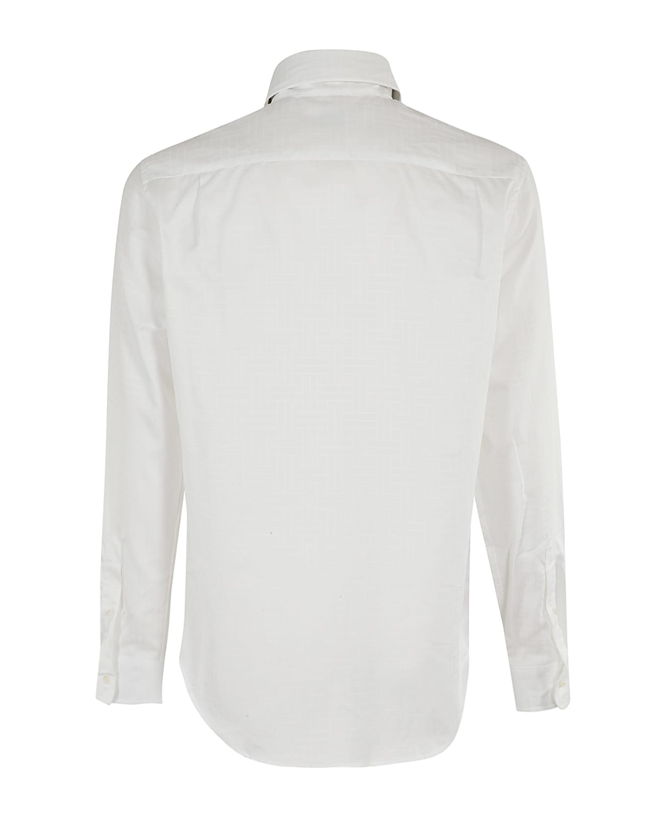 Kenzo Weave Long-sleeved Shirt Kenzo - White