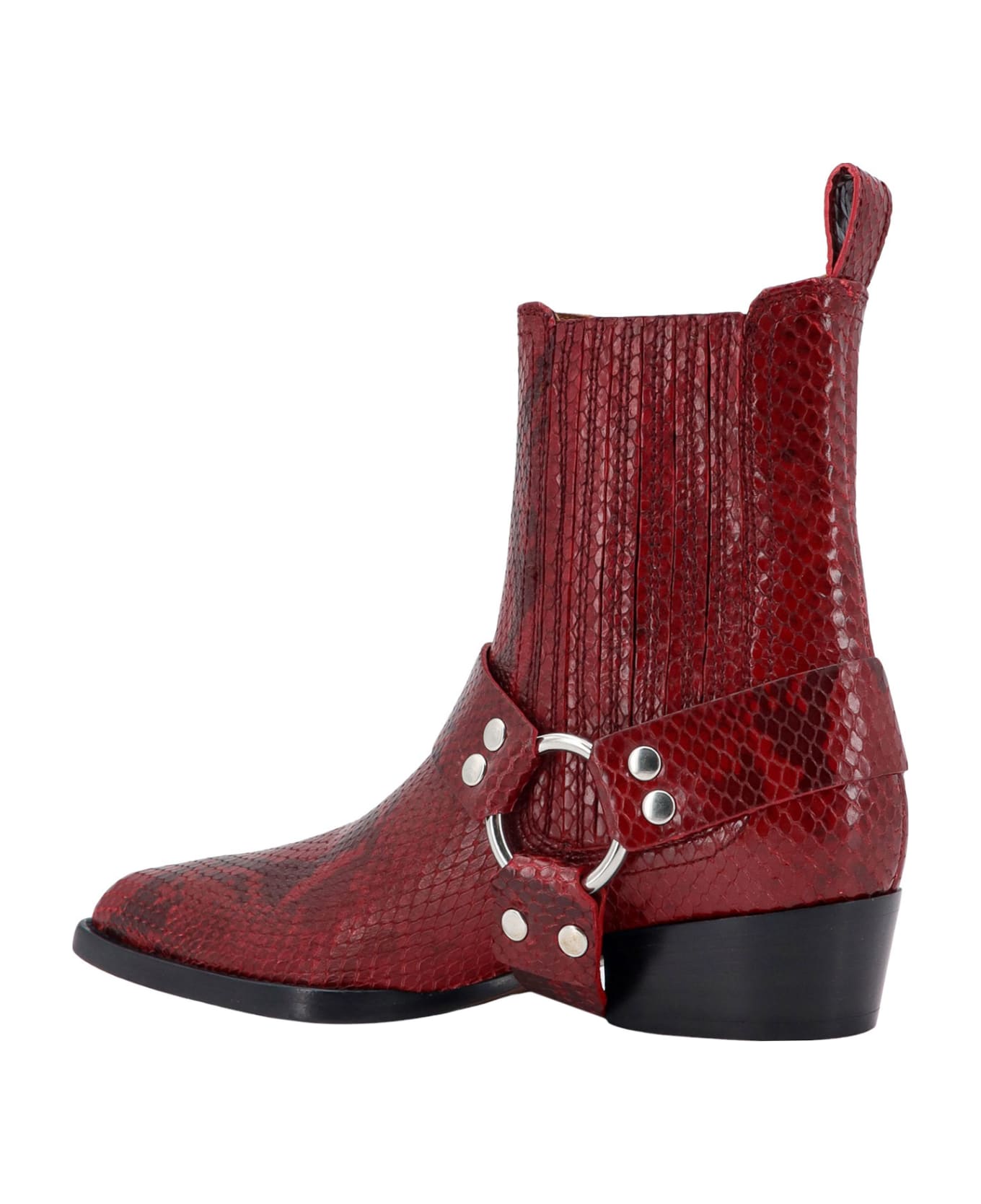 Paris Texas Helena Ankle Boots - Red