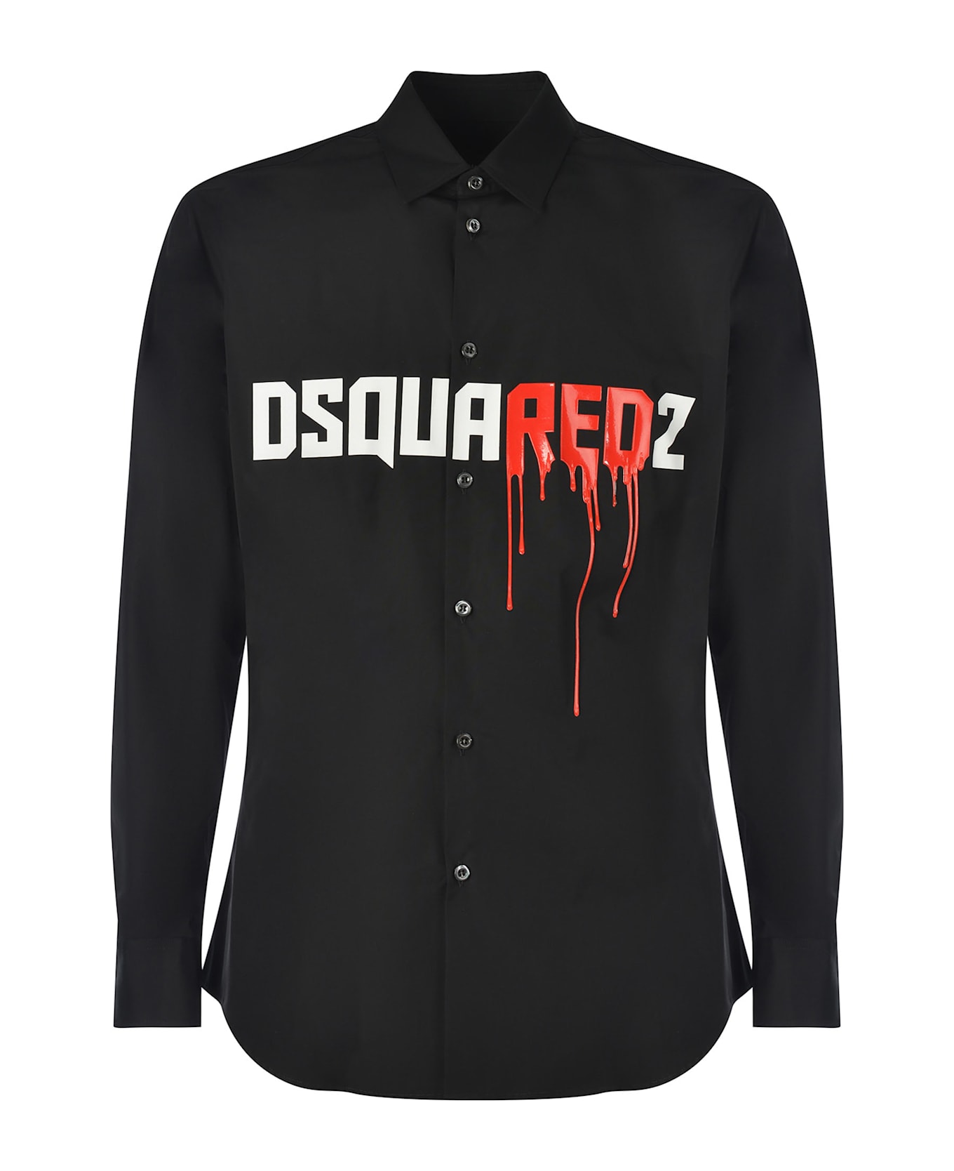 Dsquared2 Shirt Dsquared2 Made Of Cotton Poplin - Black