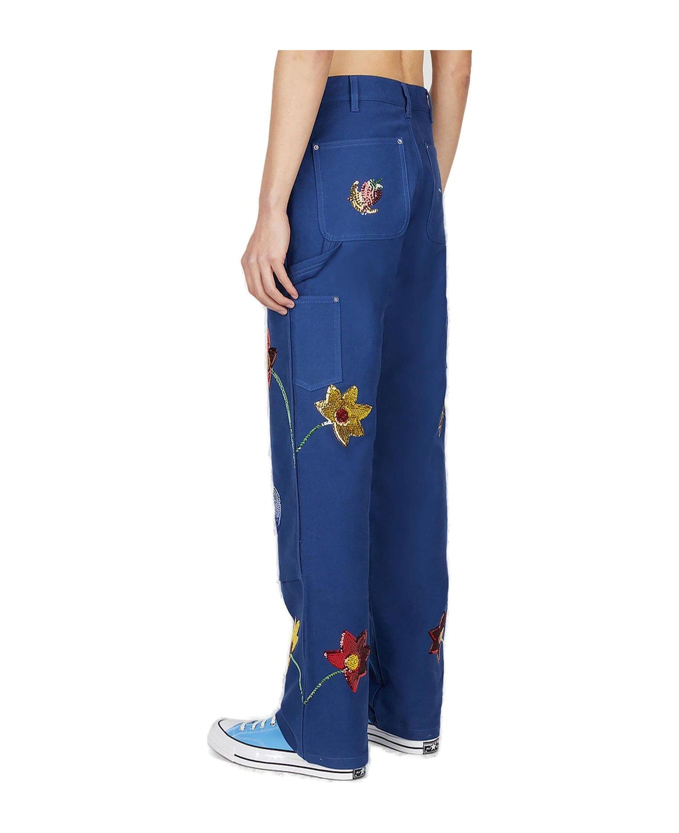 Sky High Farm Sequin Embellished Jeans - Blue