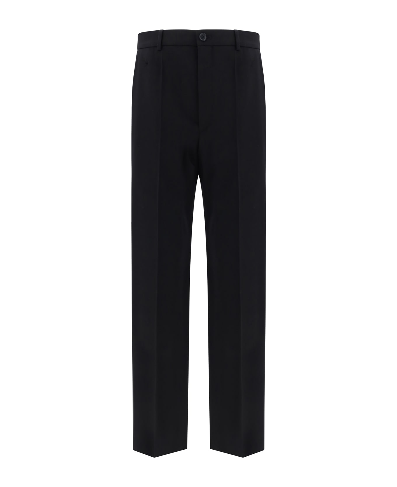 Balenciaga Wool Pants - Black ボトムス