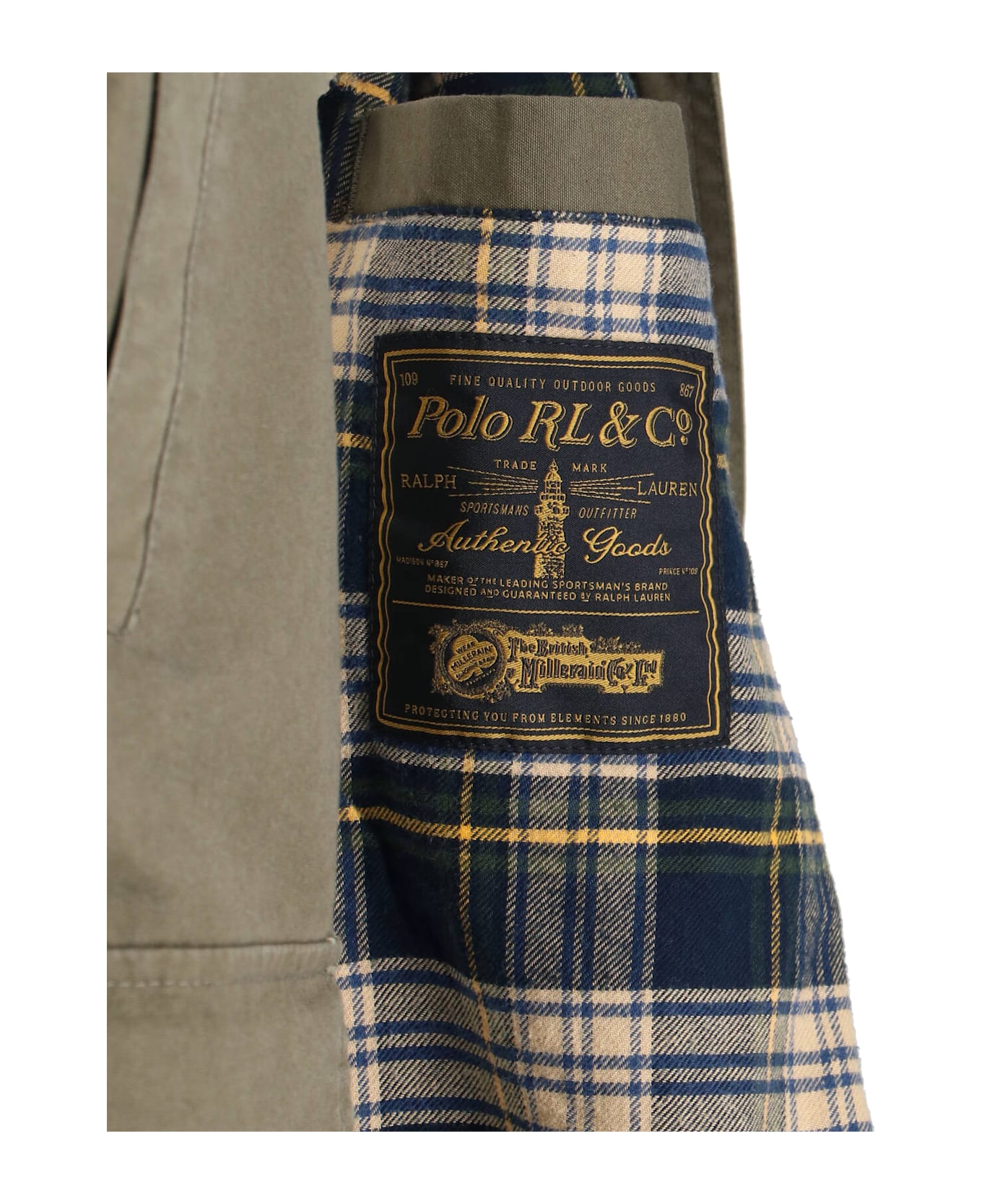 Ralph Lauren Cotton Twill Jacket - GREEN