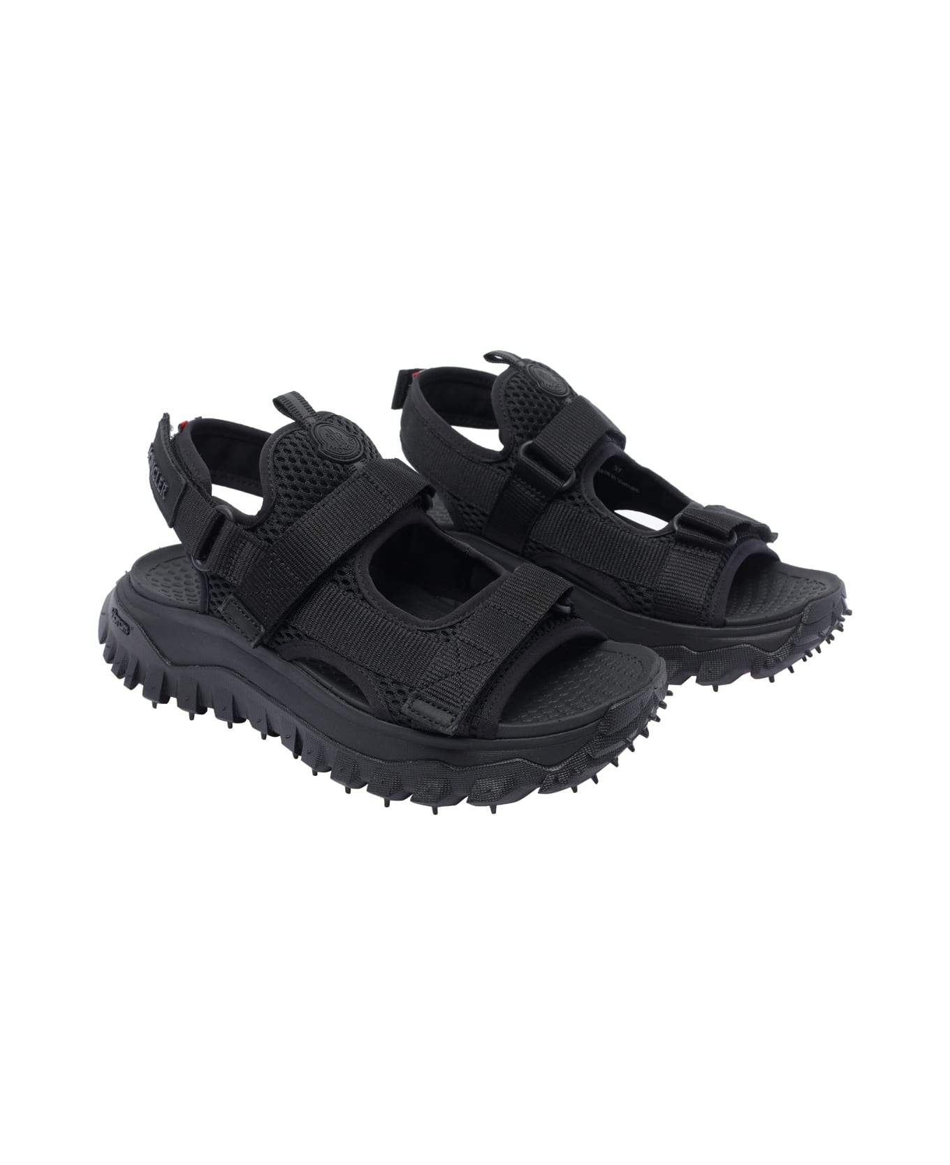 Moncler Trailgrip Vela Sandals - Black