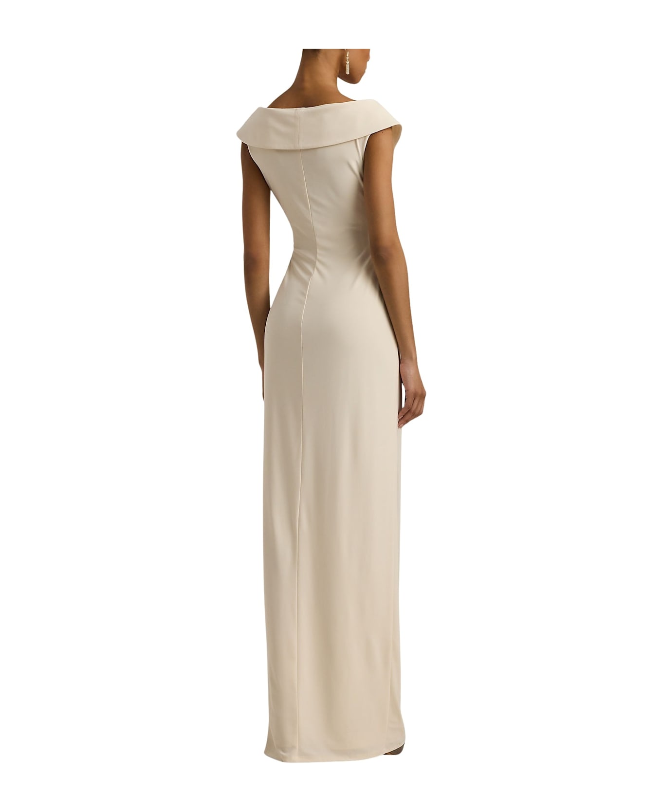 Ralph Lauren Leonidas Sleeveless Gown - Mascarpone Cream