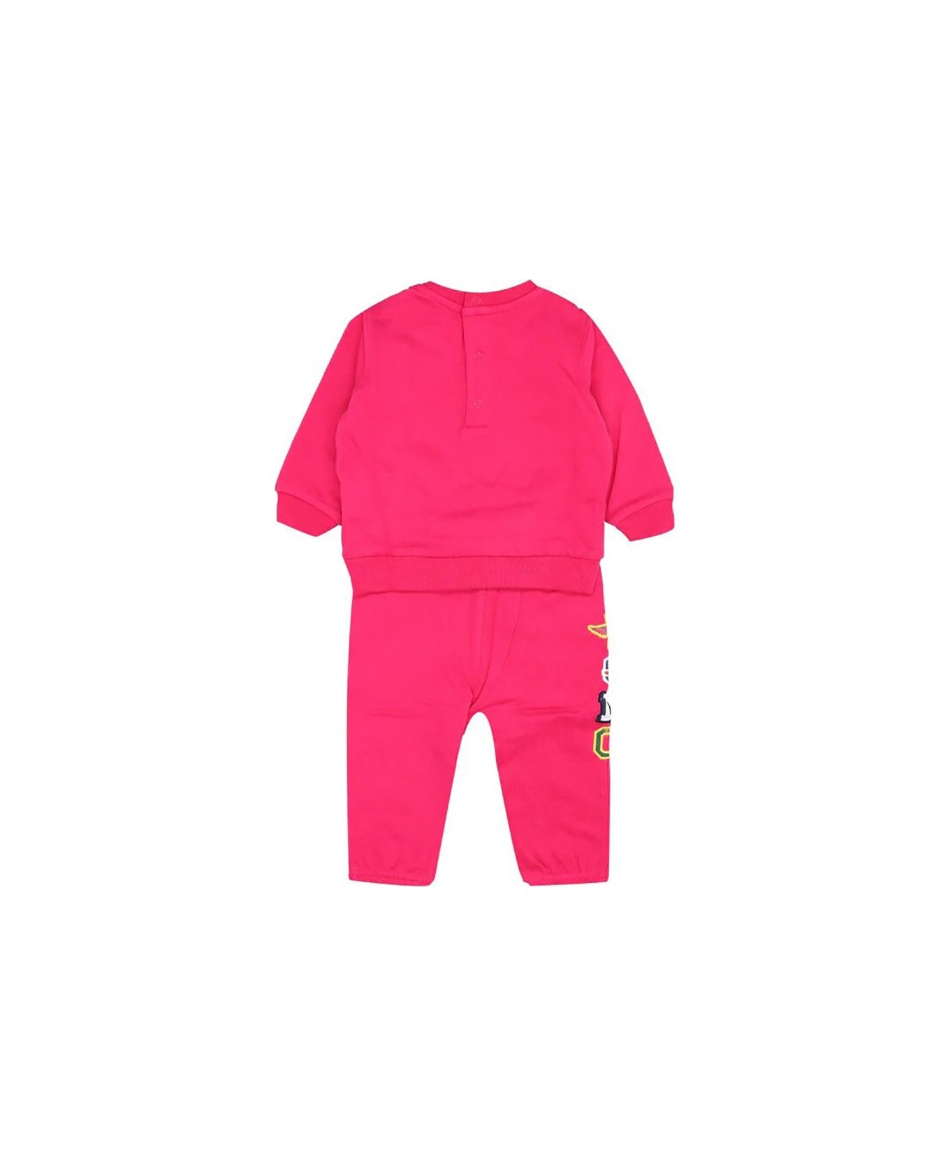 Polo Ralph Lauren Crewneck Sweatshirt+pants - FUCHSIA