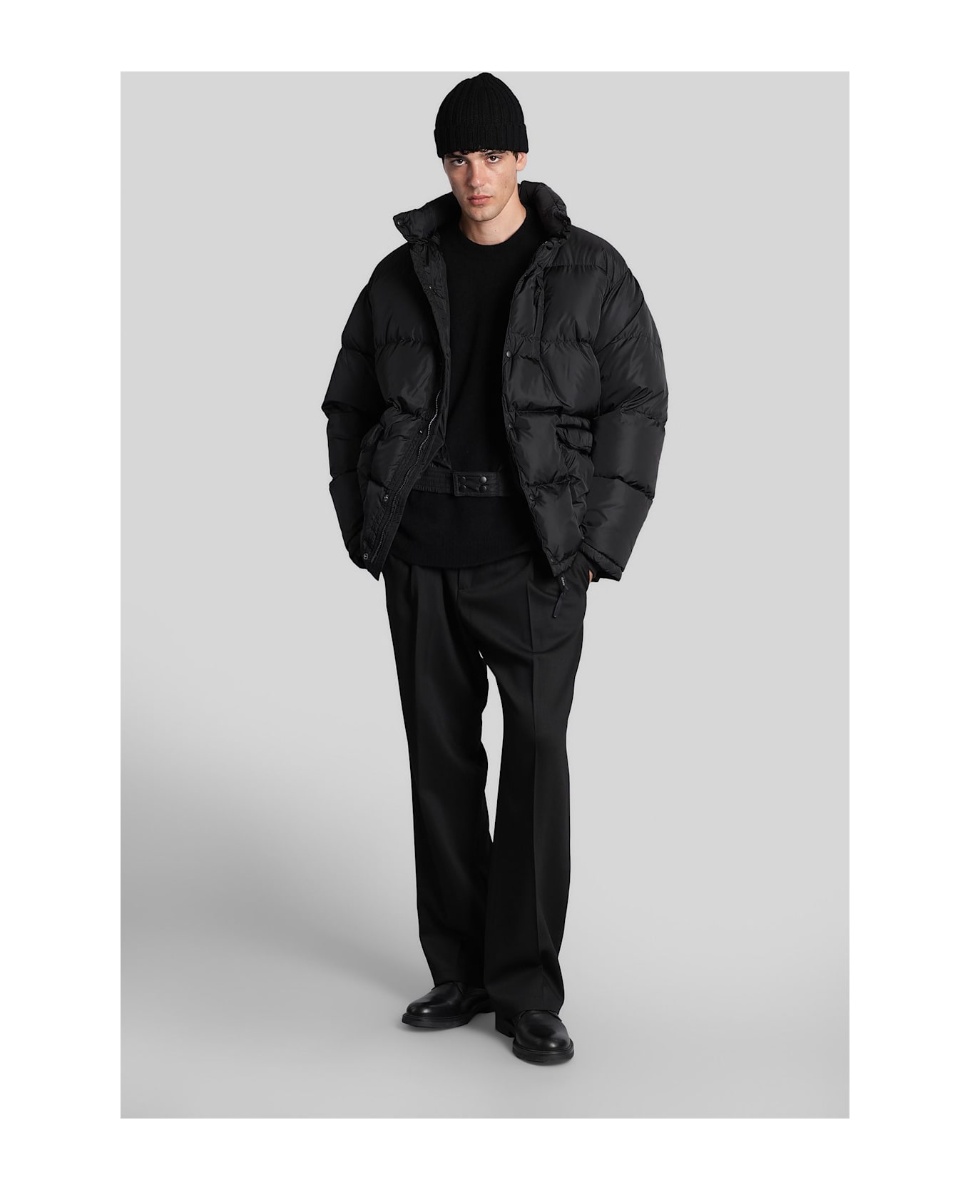 Aspesi Moschino Ii Puffer In Black Polyamide - black