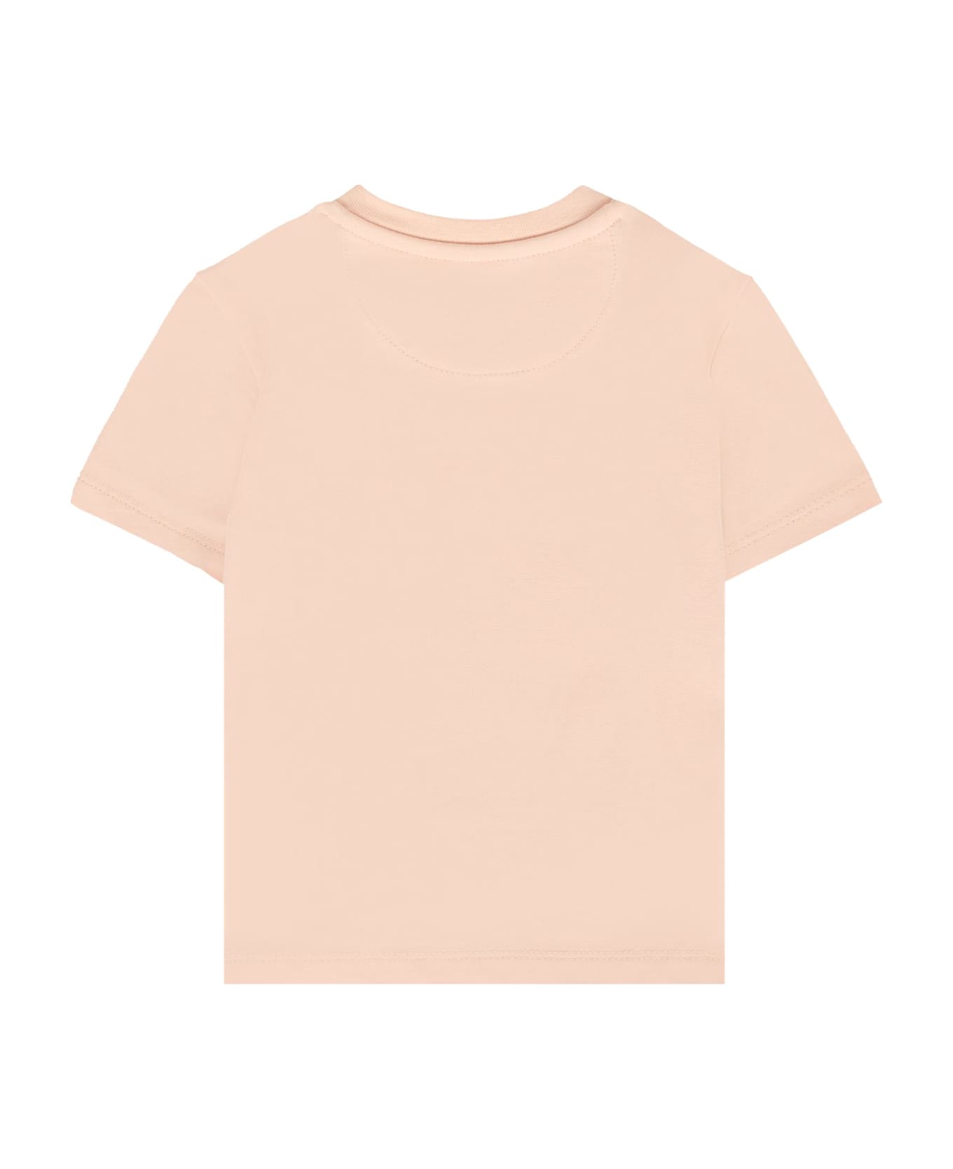 Calvin Klein Pink T-shirt For Baby Girl With Logo - Pink