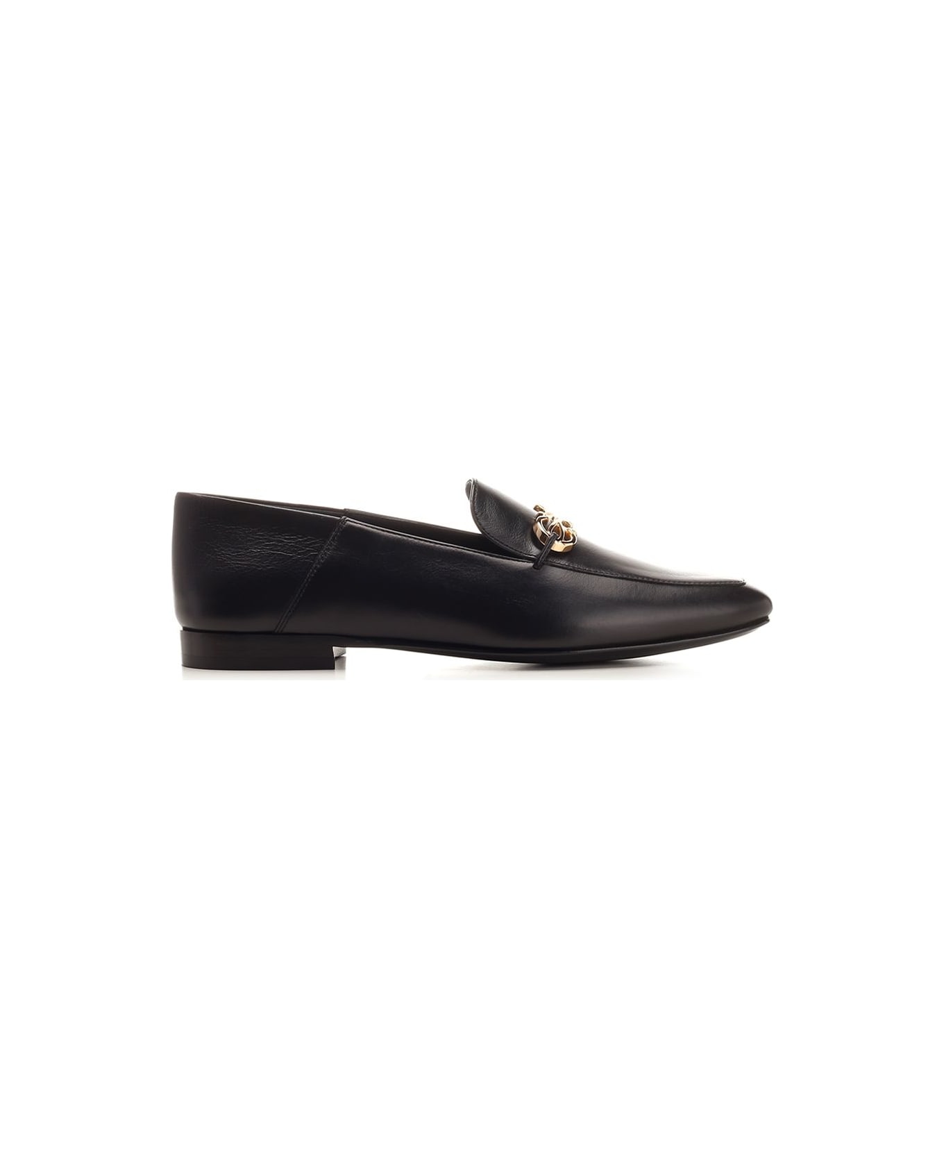 Ferragamo Gancini Ornament Loafer - Nero