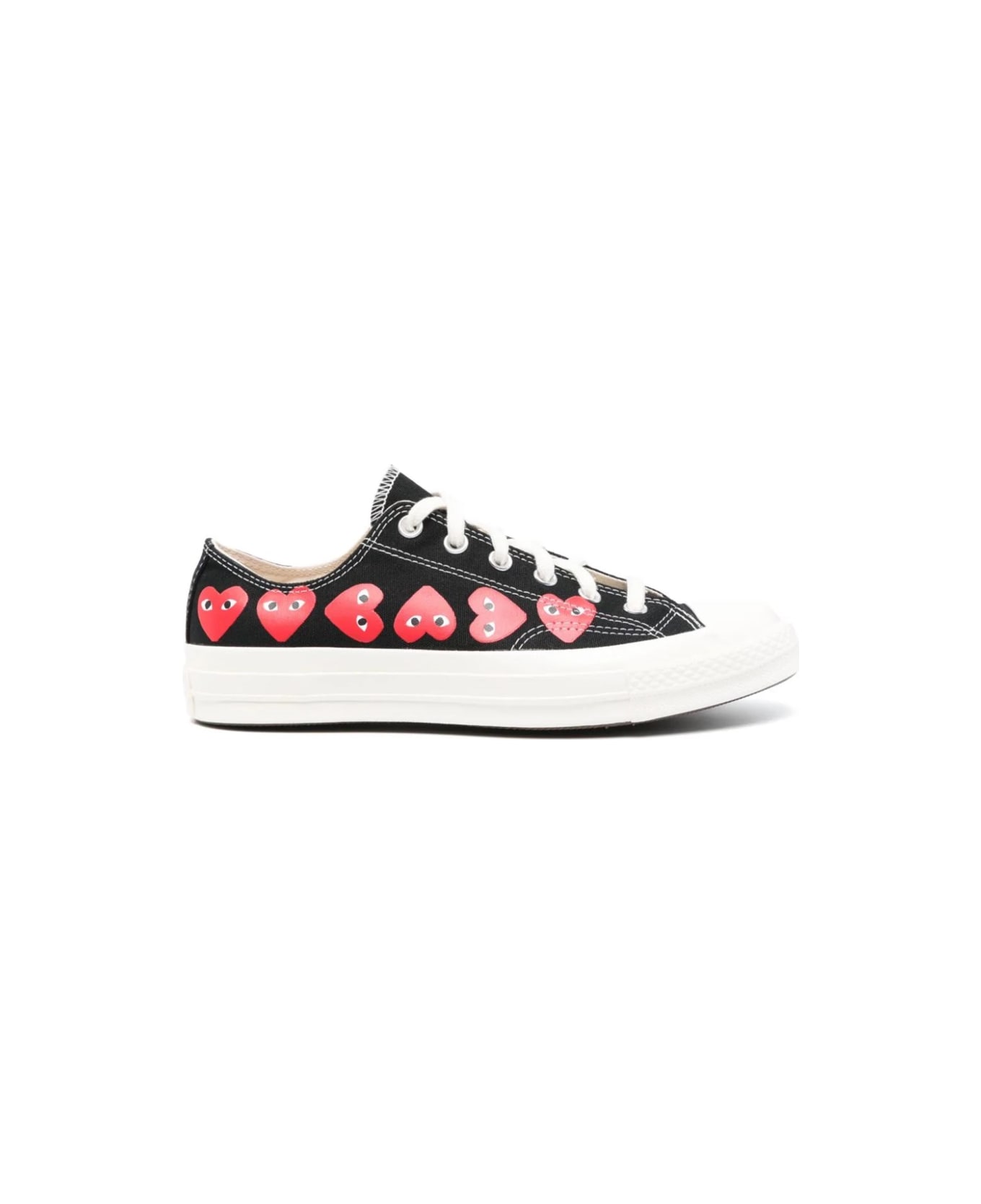 Comme des Garçons Play Sneaker "chuck 70 Multi Hearts" - BLACK