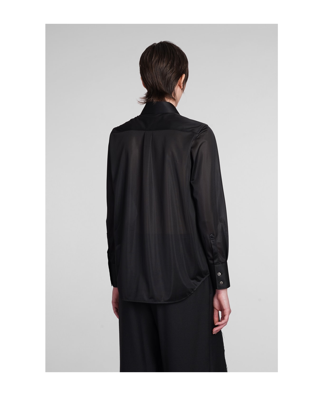 Comme des Garçons Shirt In Black Polyester - black シャツ