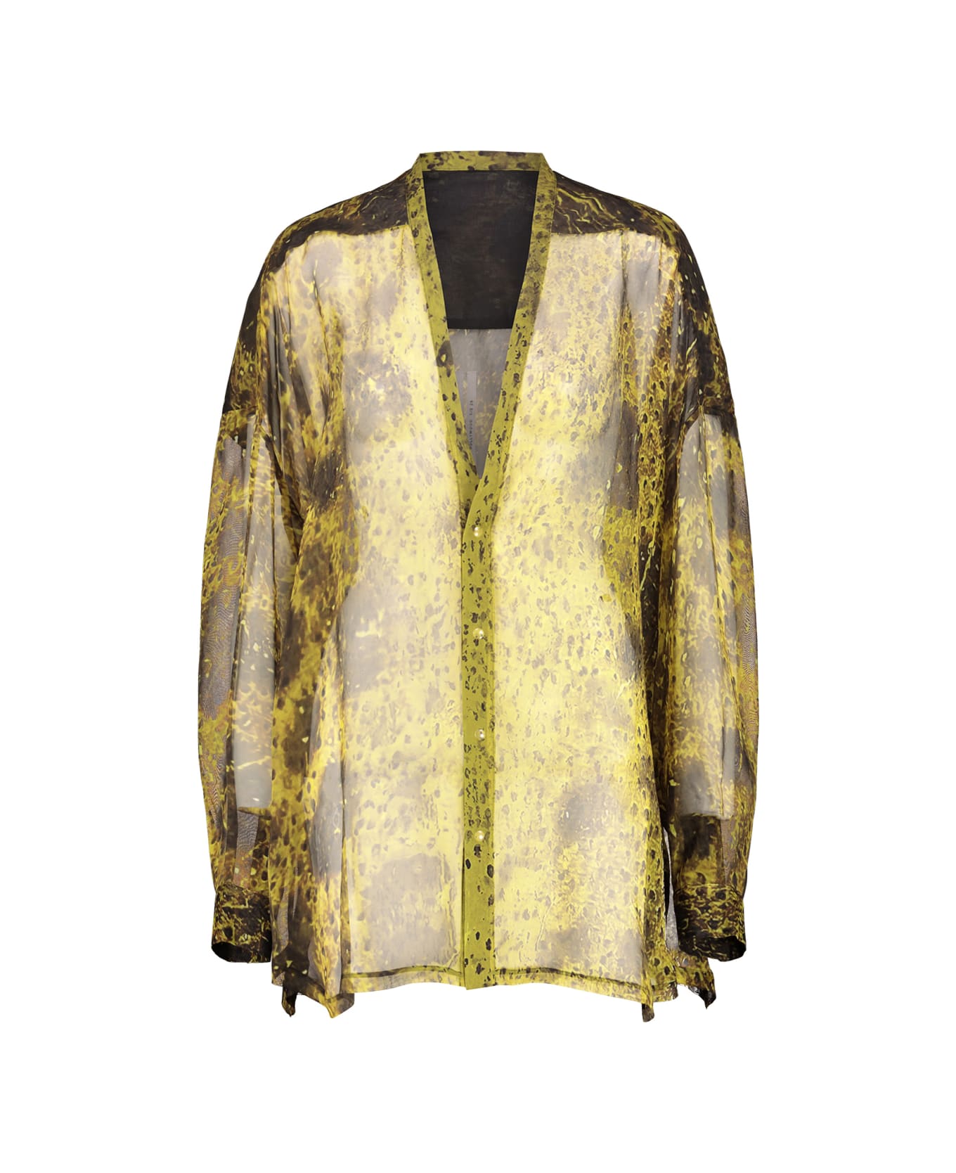 Rick Owens Lido Larry Shirt - Acid Black