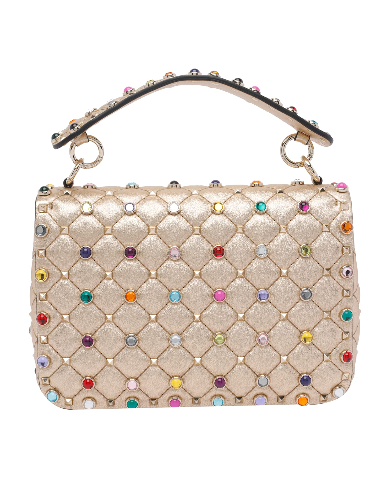 Valentino Garavani Medium Rockstud Spike Handbag - Golden