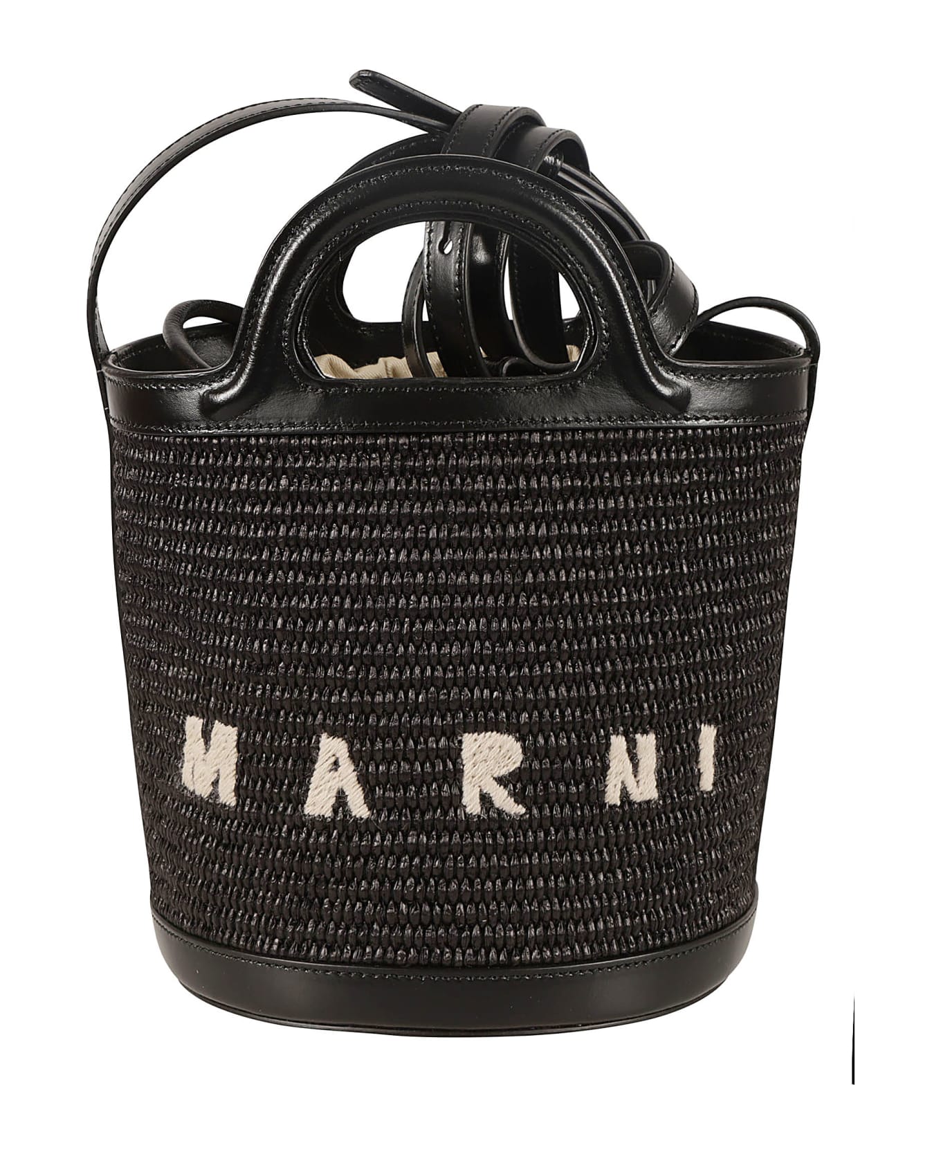 Marni Tropicalia Mini Bucket Bag - Black