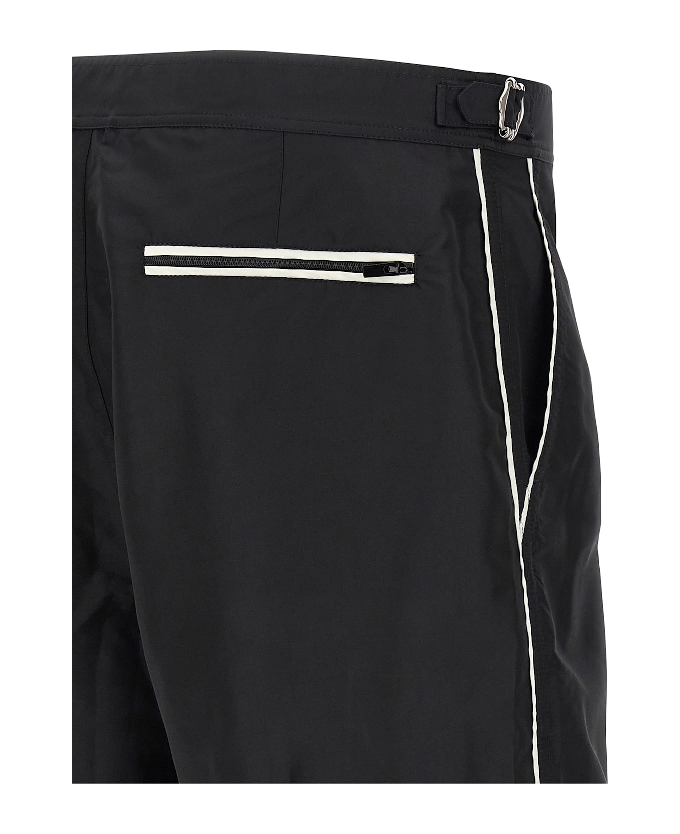 Brunello Cucinelli Logo Swimsuit - White/Black