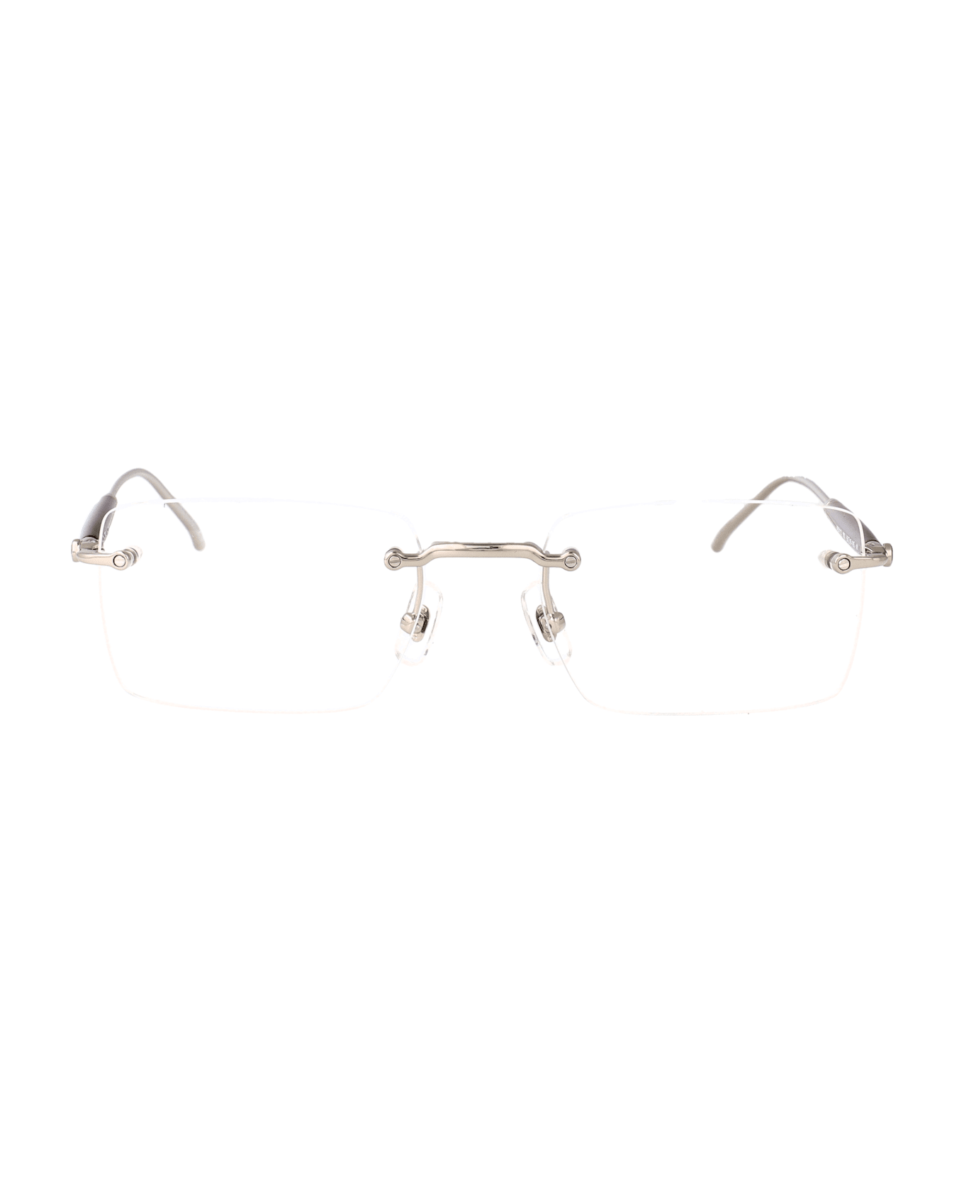 Montblanc Mb0411o Glasses - SILVER-SILVER-TRANSPARENT