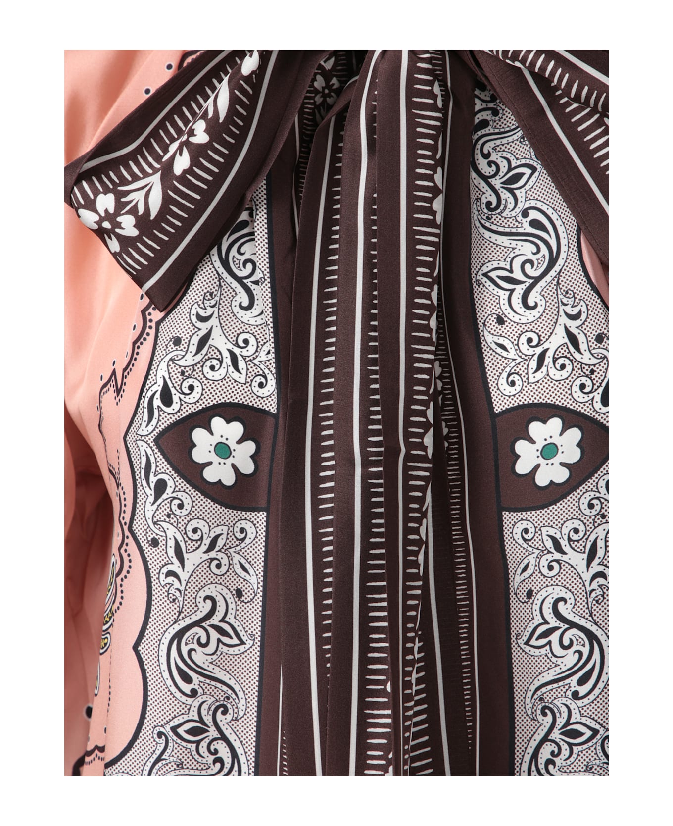 La DoubleJ Athena Long Dress In Pink Multicolor - Pink