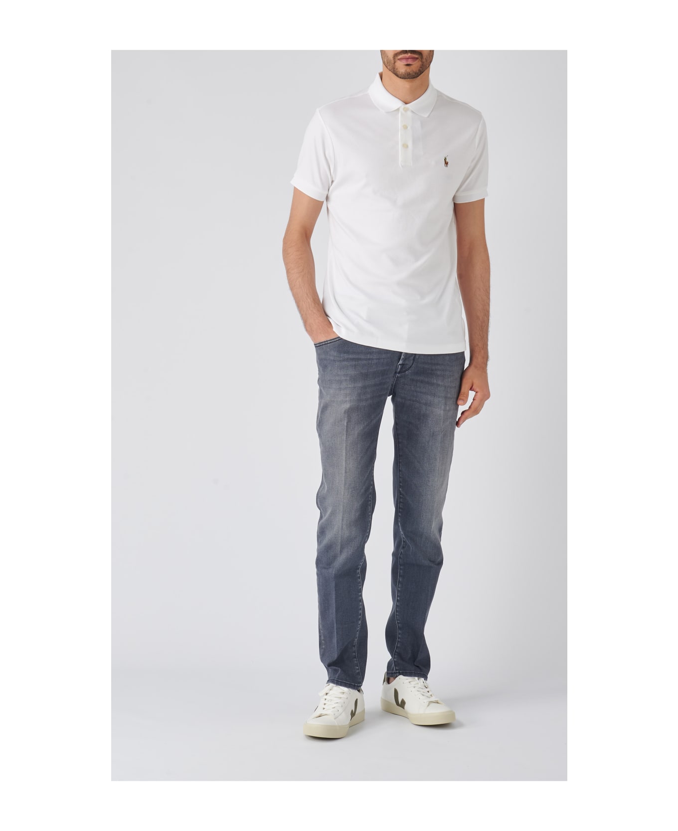 Polo Ralph Lauren Short Sleeve Knit Shirt - BIANCO