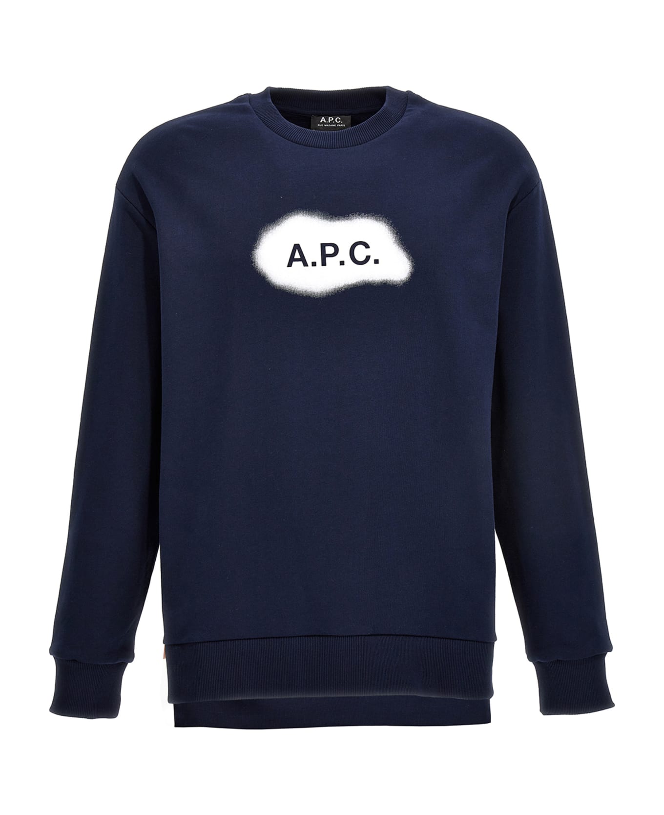 A.P.C. Alastor Cotton Sweatshirt - Blue フリース