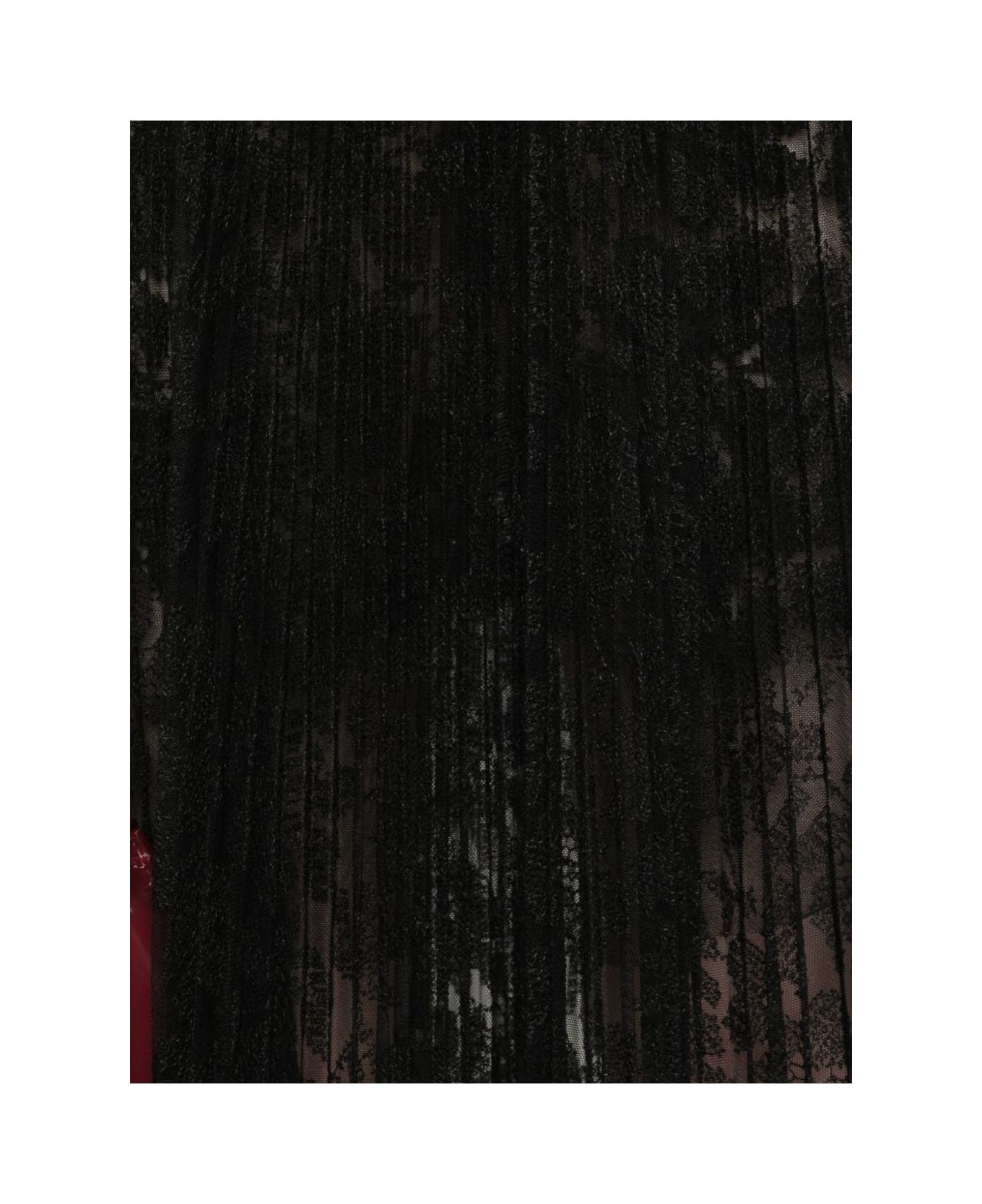 Ermanno Scervino Pleated Midi Skirt - Black