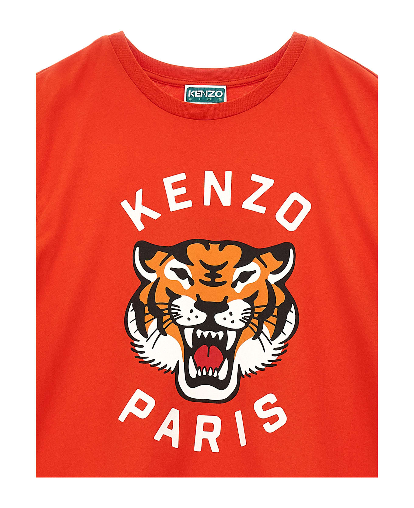 Kenzo Kids Logo Dress - Red